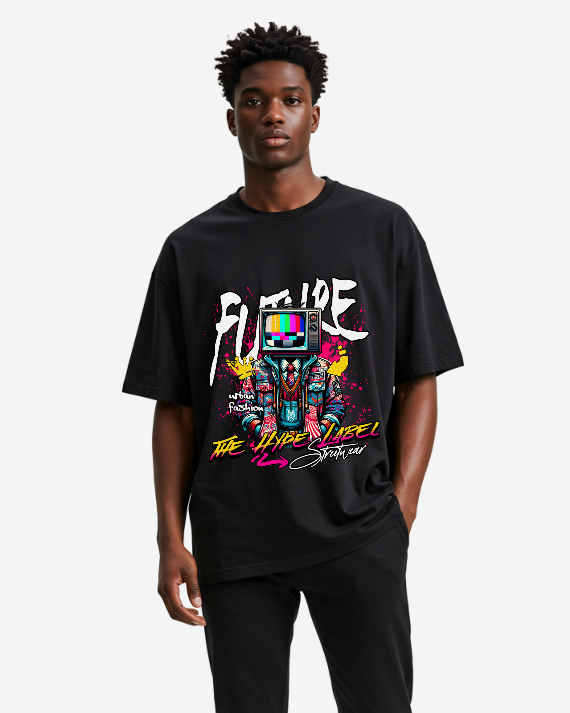 Future - Streetwear Men's Oversized T-Shirt