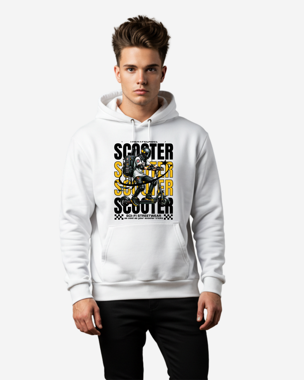 Future Streetwear Y2K Men's Oversized Hoodie