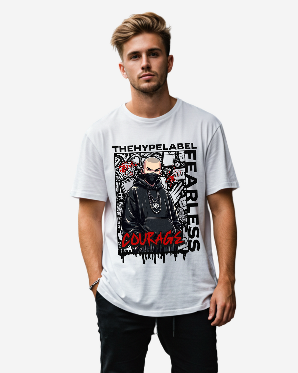Courage Men's Oversized T-Shirt