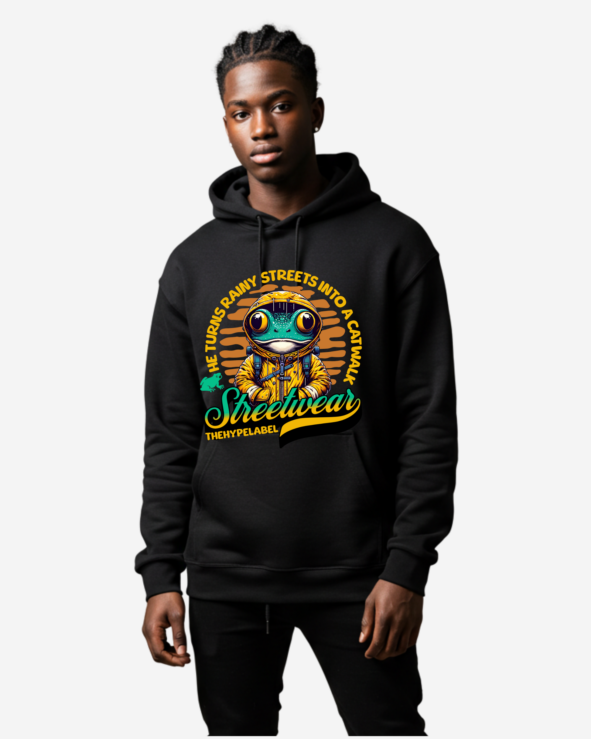 Fashion Cute Catwalk Men's Oversized Hoodie