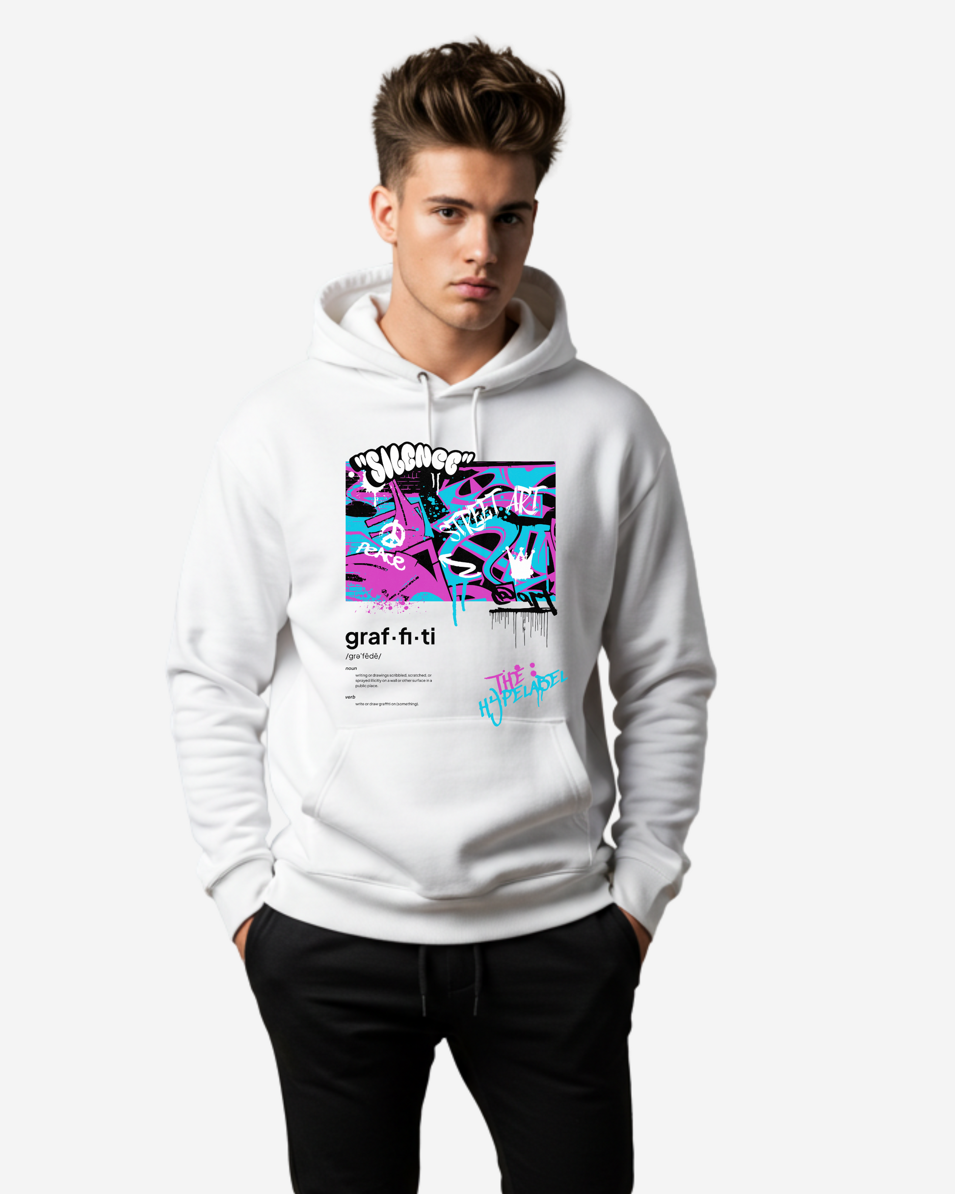 Silence Men's Oversized Hoodie