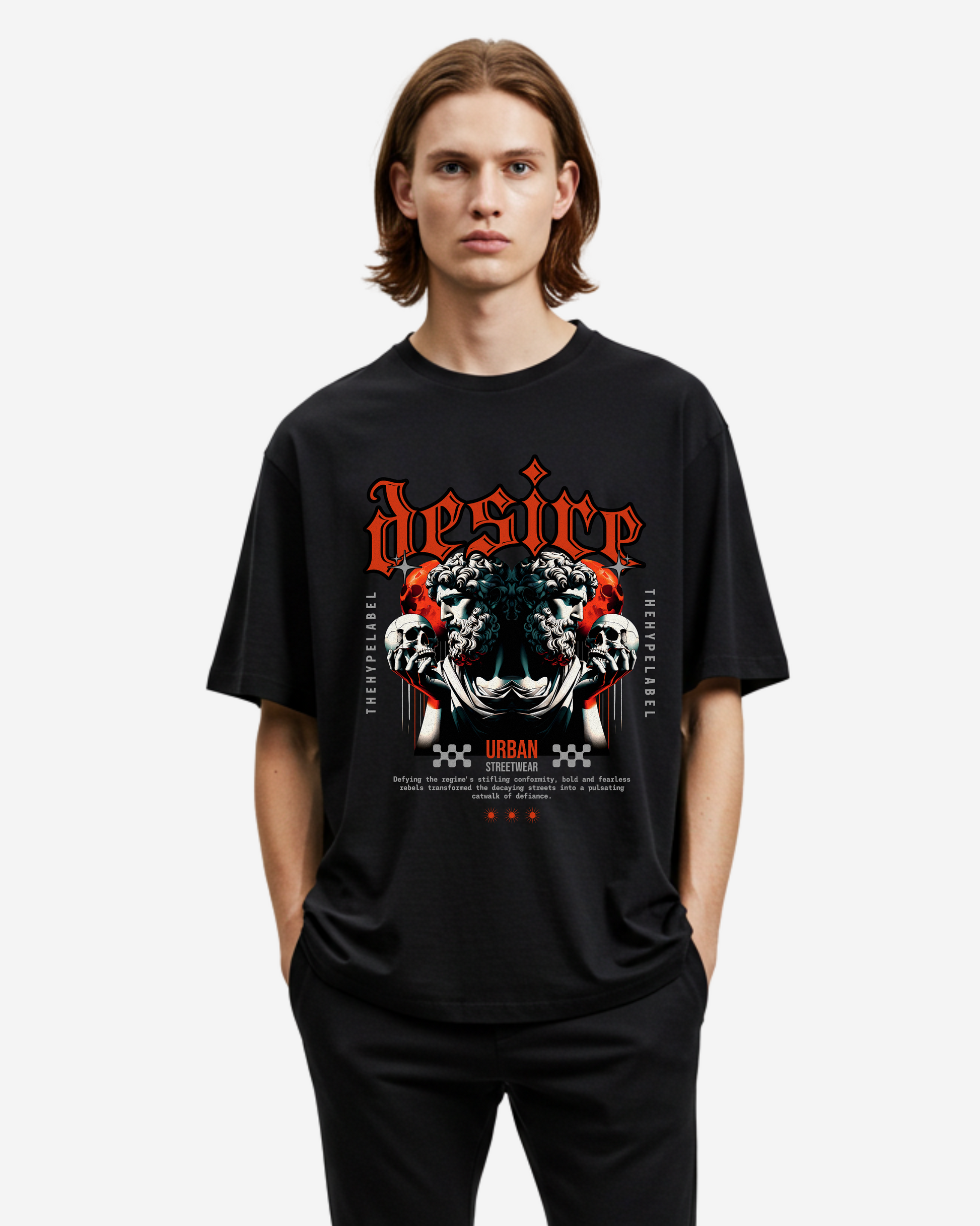 Desire Men's Oversized T-Shirt