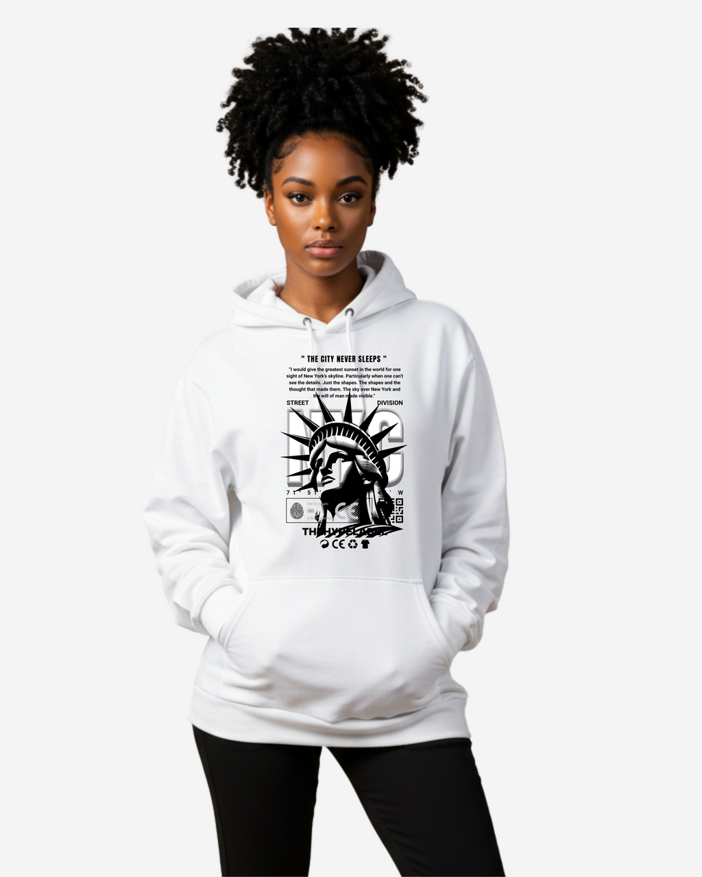 New York Women's Oversized Hoodie