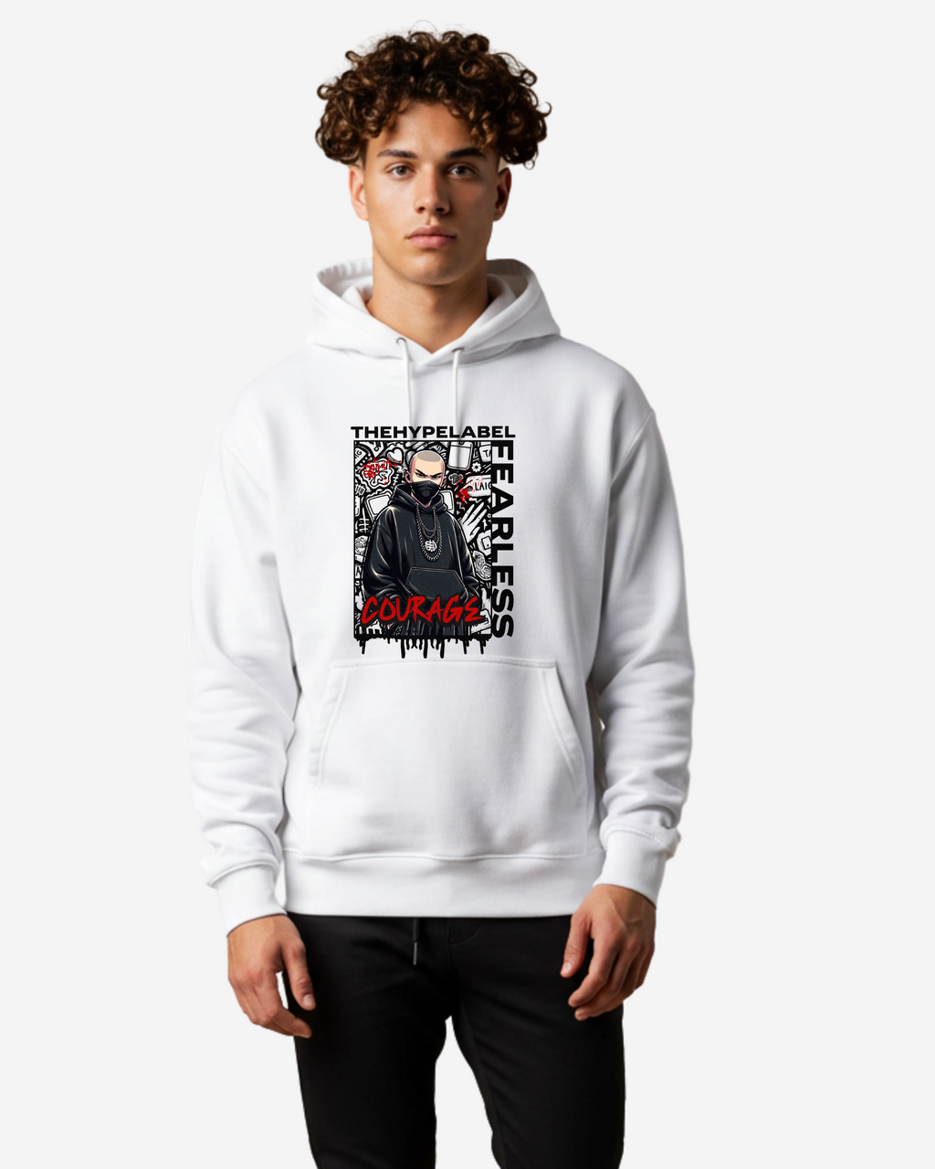 Courage Men's Oversized Hoodie