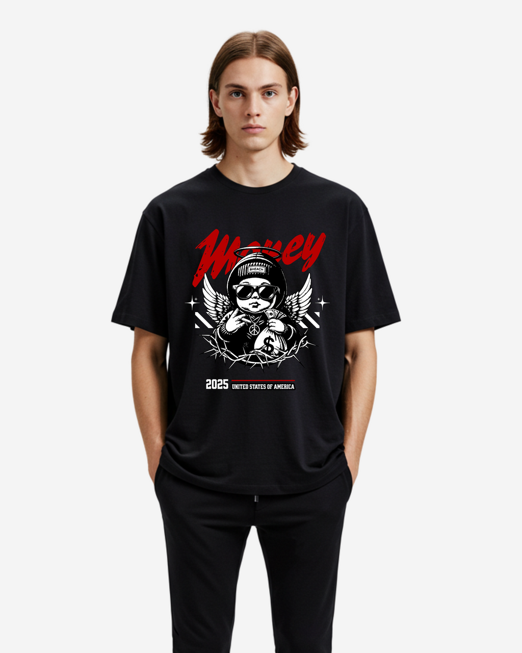 Money Streetwear Men's Oversized T-Shirt
