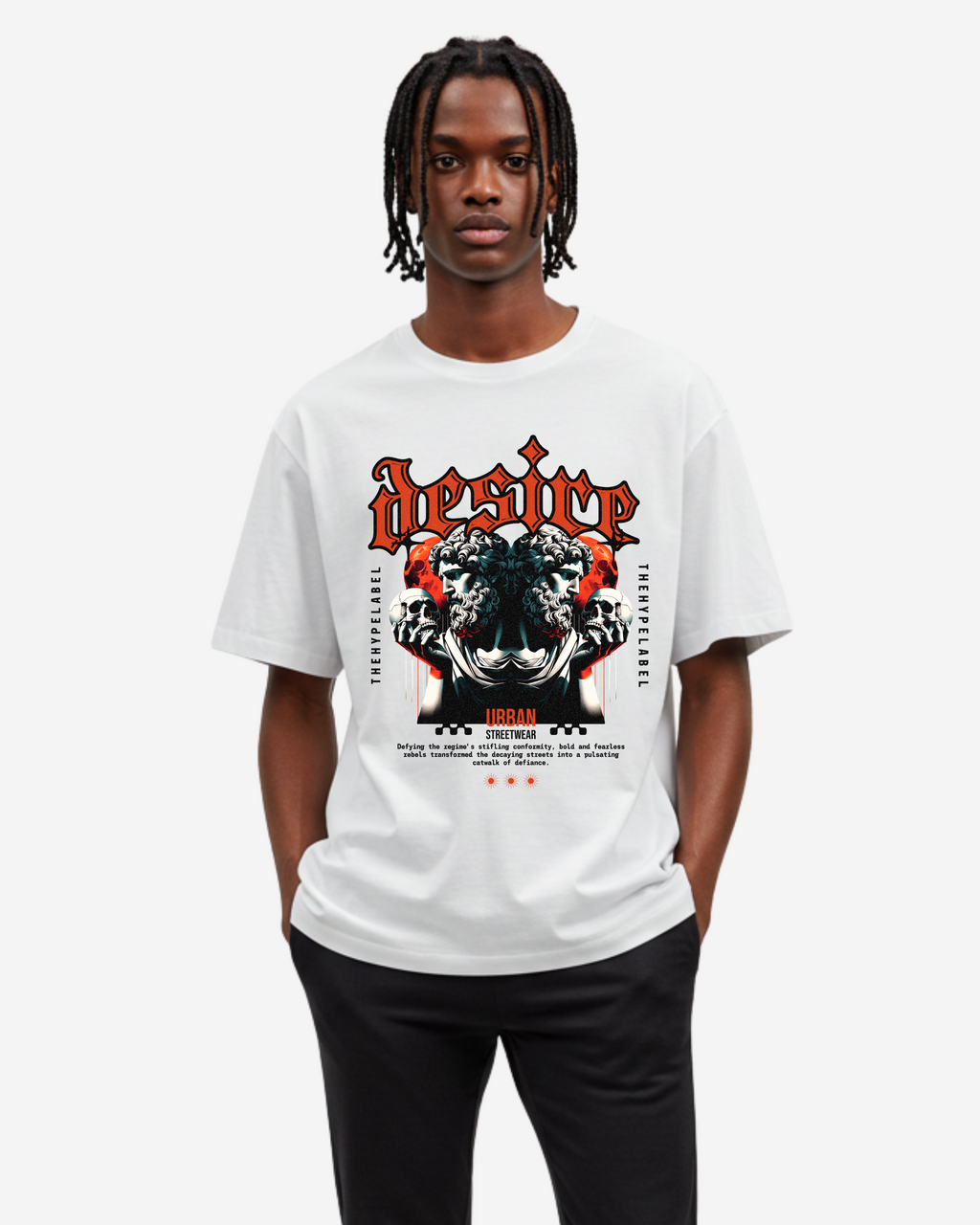 Desire Men's Oversized T-Shirt