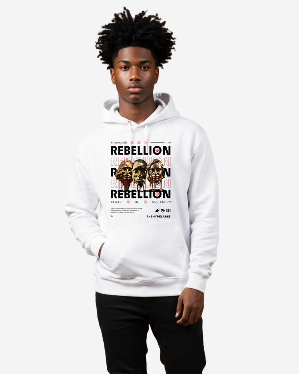 Rebellion Men's Oversized Hoodie