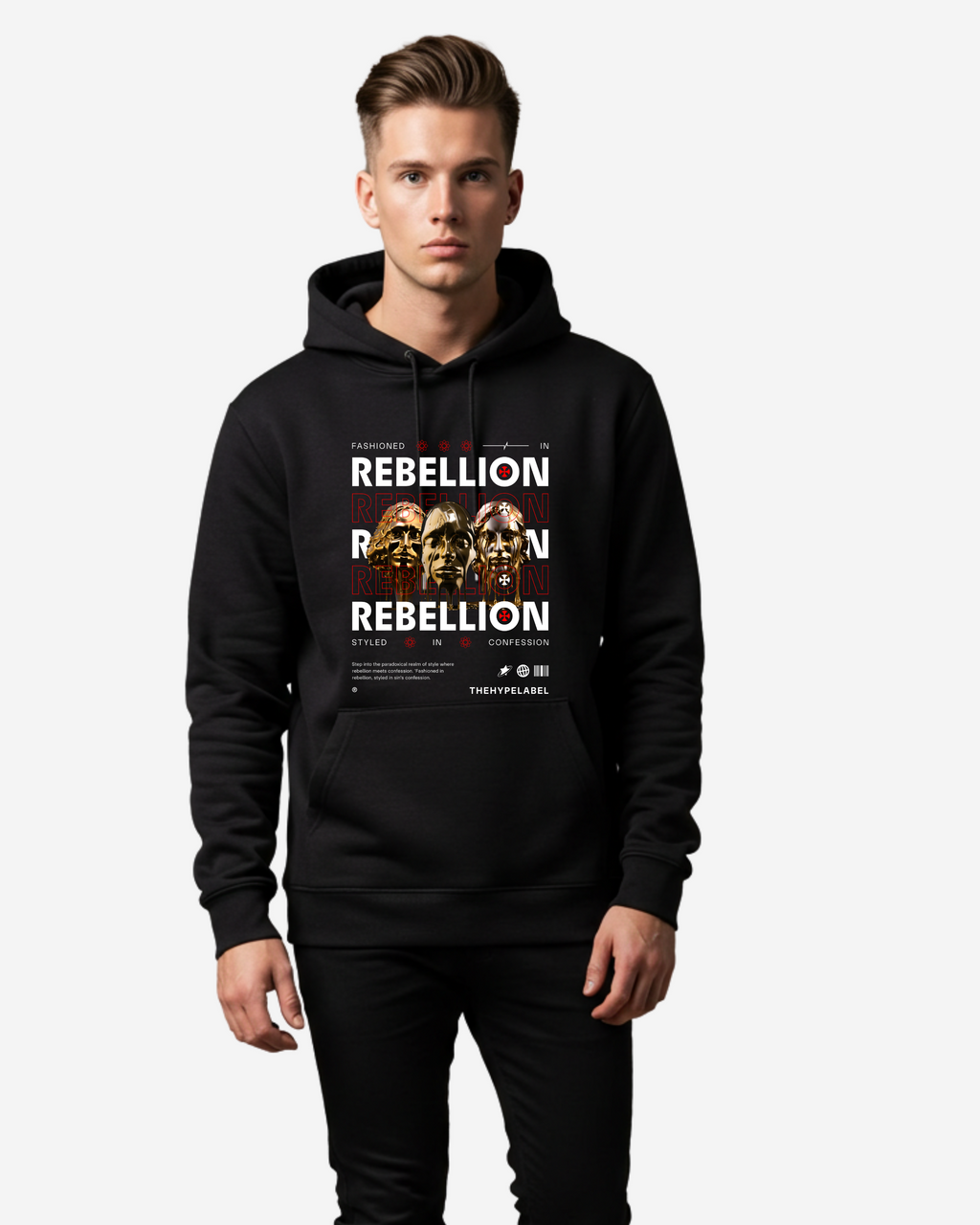 Rebellion Men's Oversized Hoodie