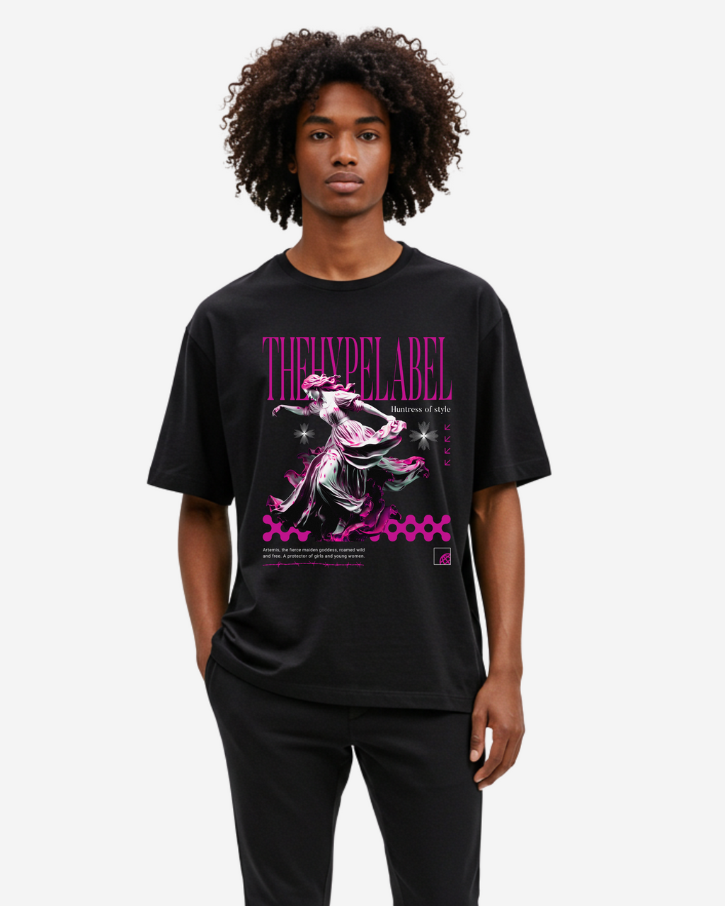 Artemis Wild Men's Oversized T-Shirt