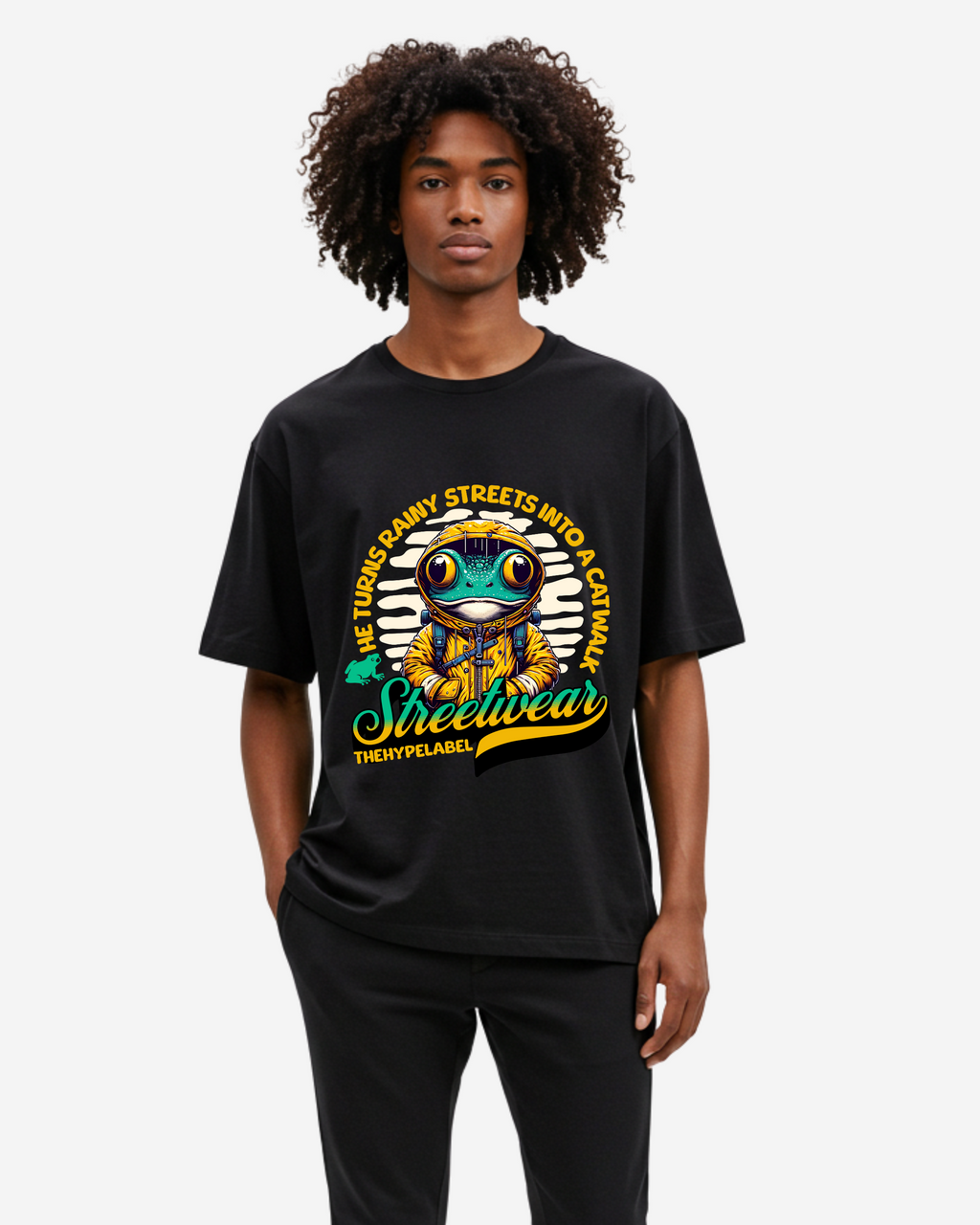 Fashion Cute Catwalk Men's Oversized T-Shirt