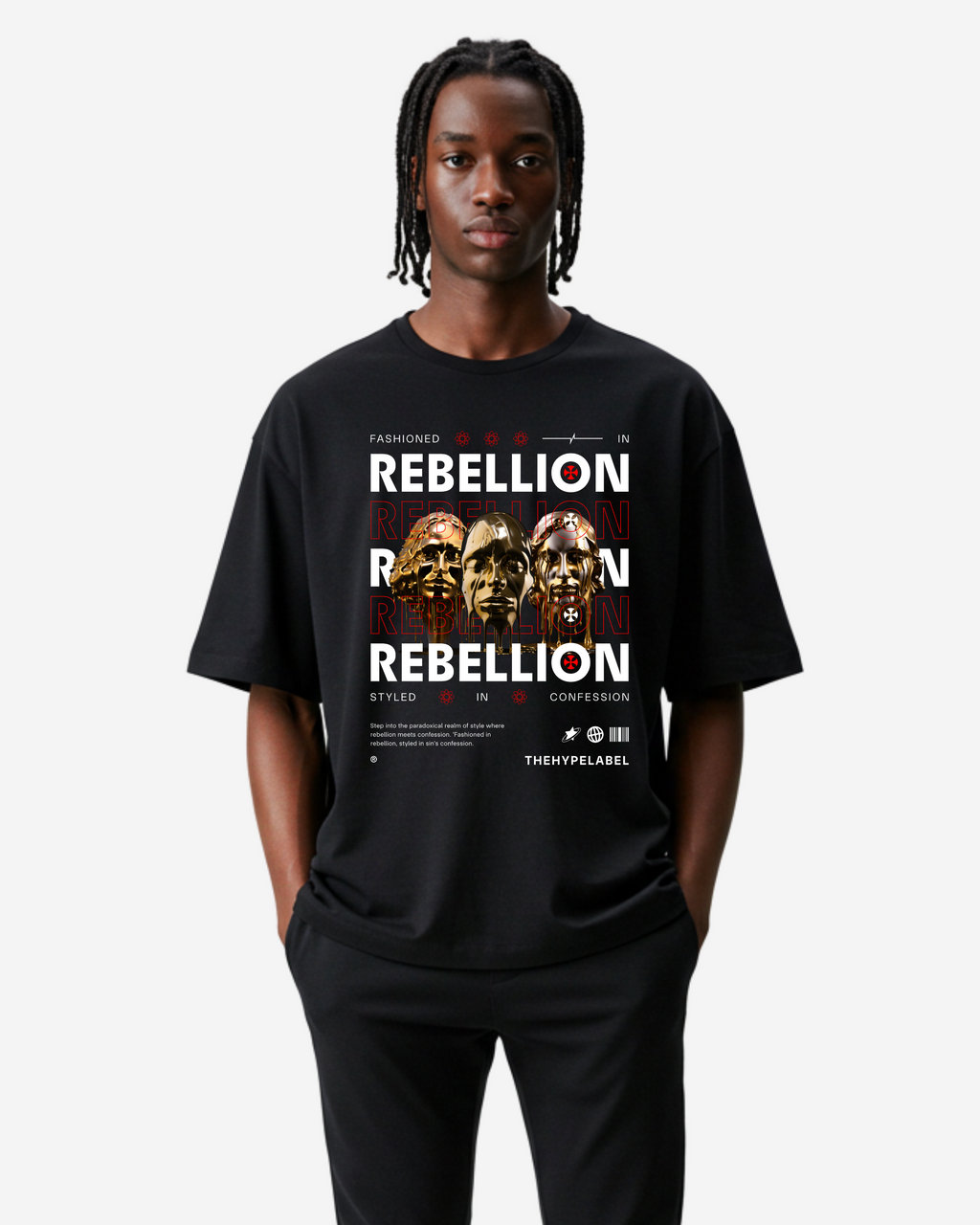 Rebellion Men's Oversized T-Shirt