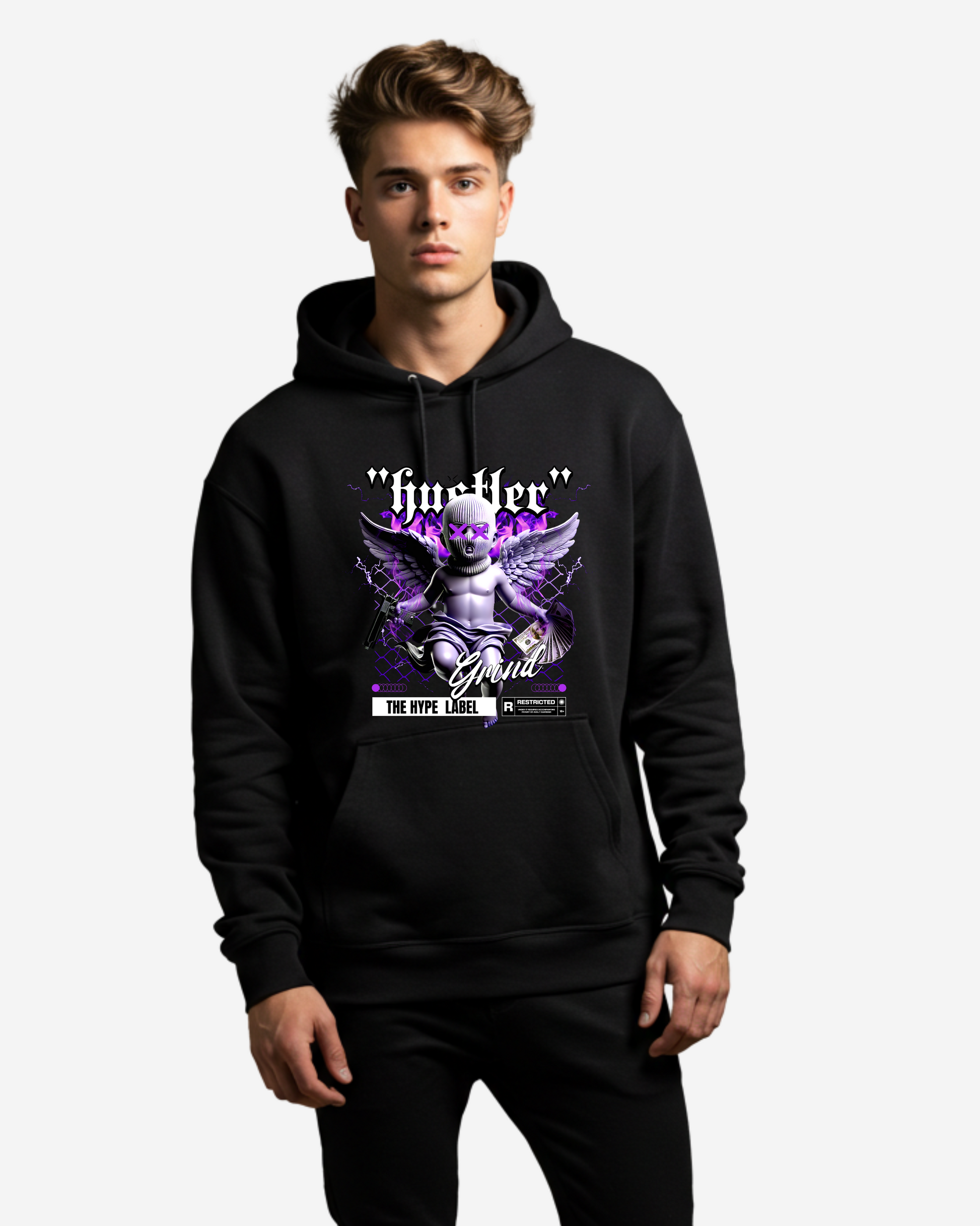 Hustler Men's Oversized Hoodie