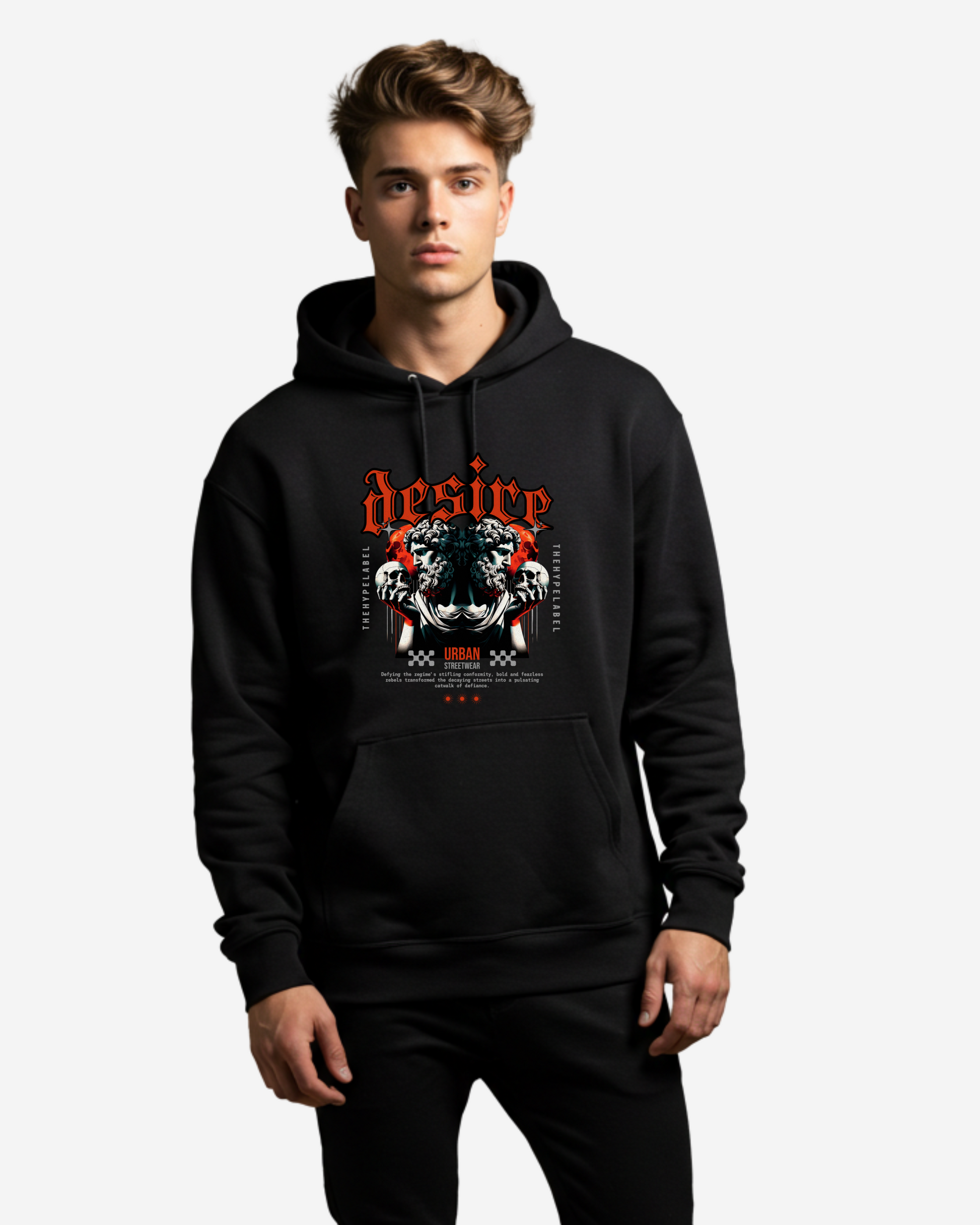 Desire Men's Oversized Hoodie