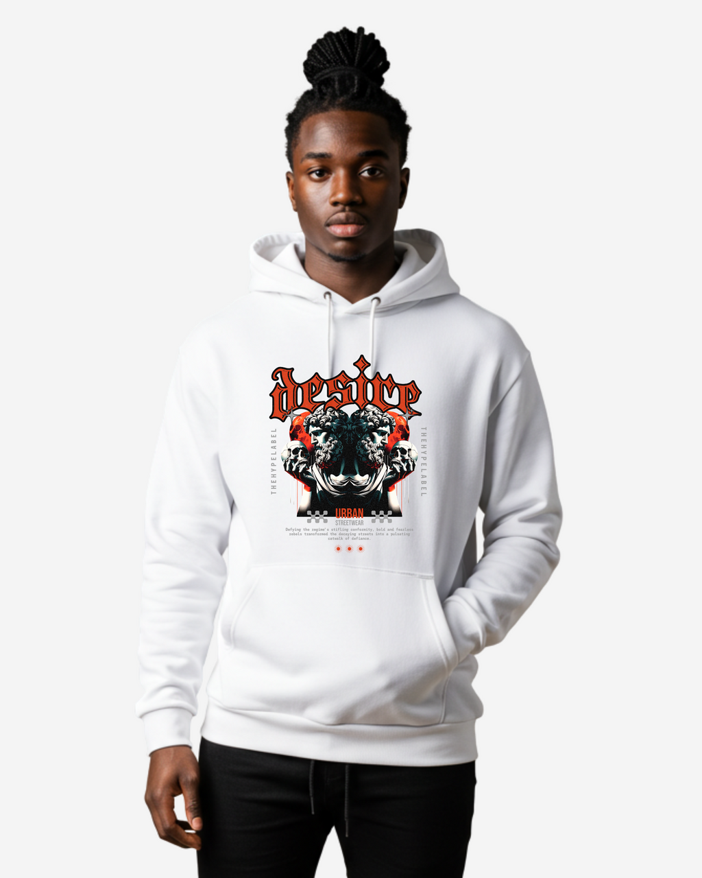 Desire Men's Oversized Hoodie