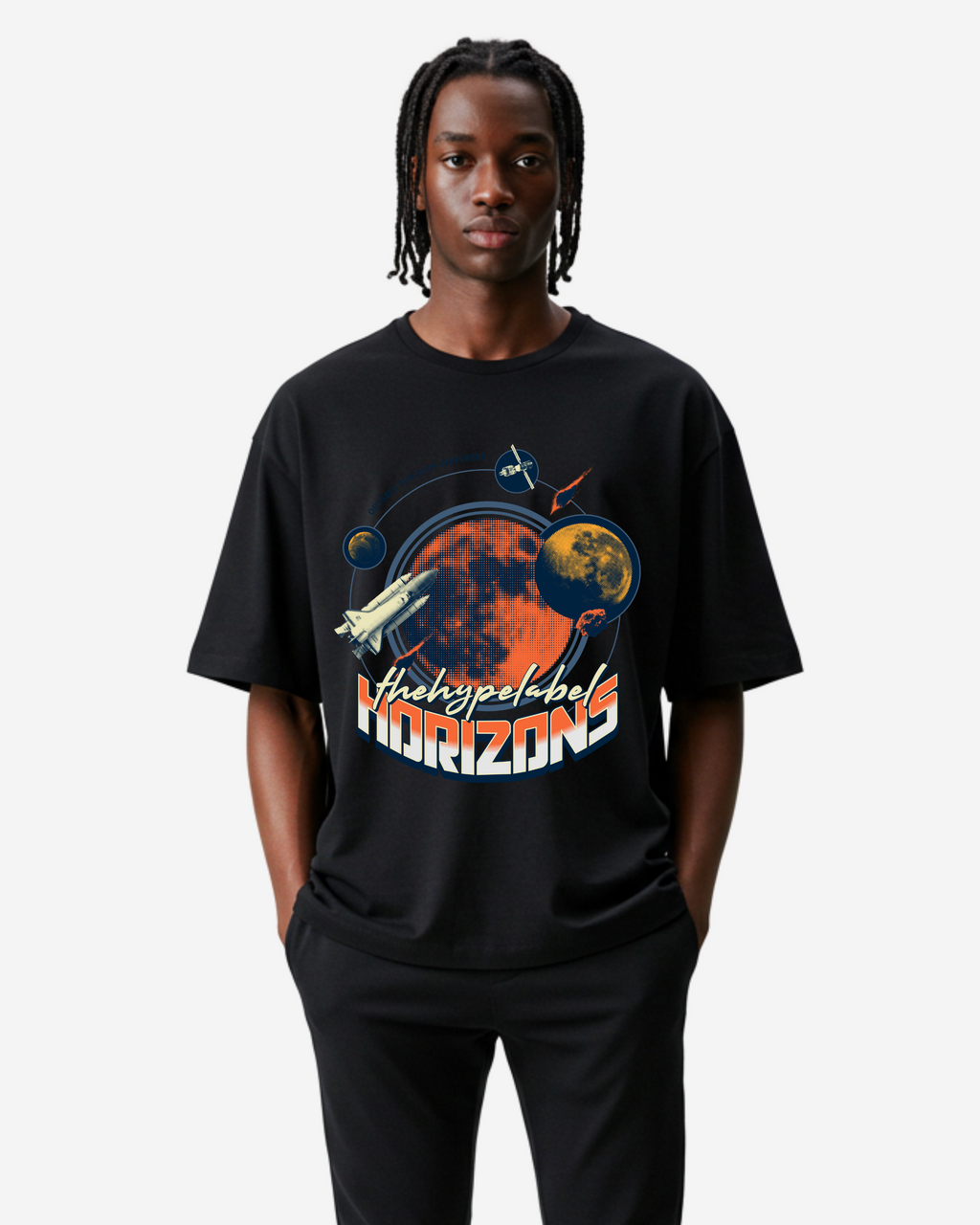 Beyond the Horizons Men's Oversized T-Shirt