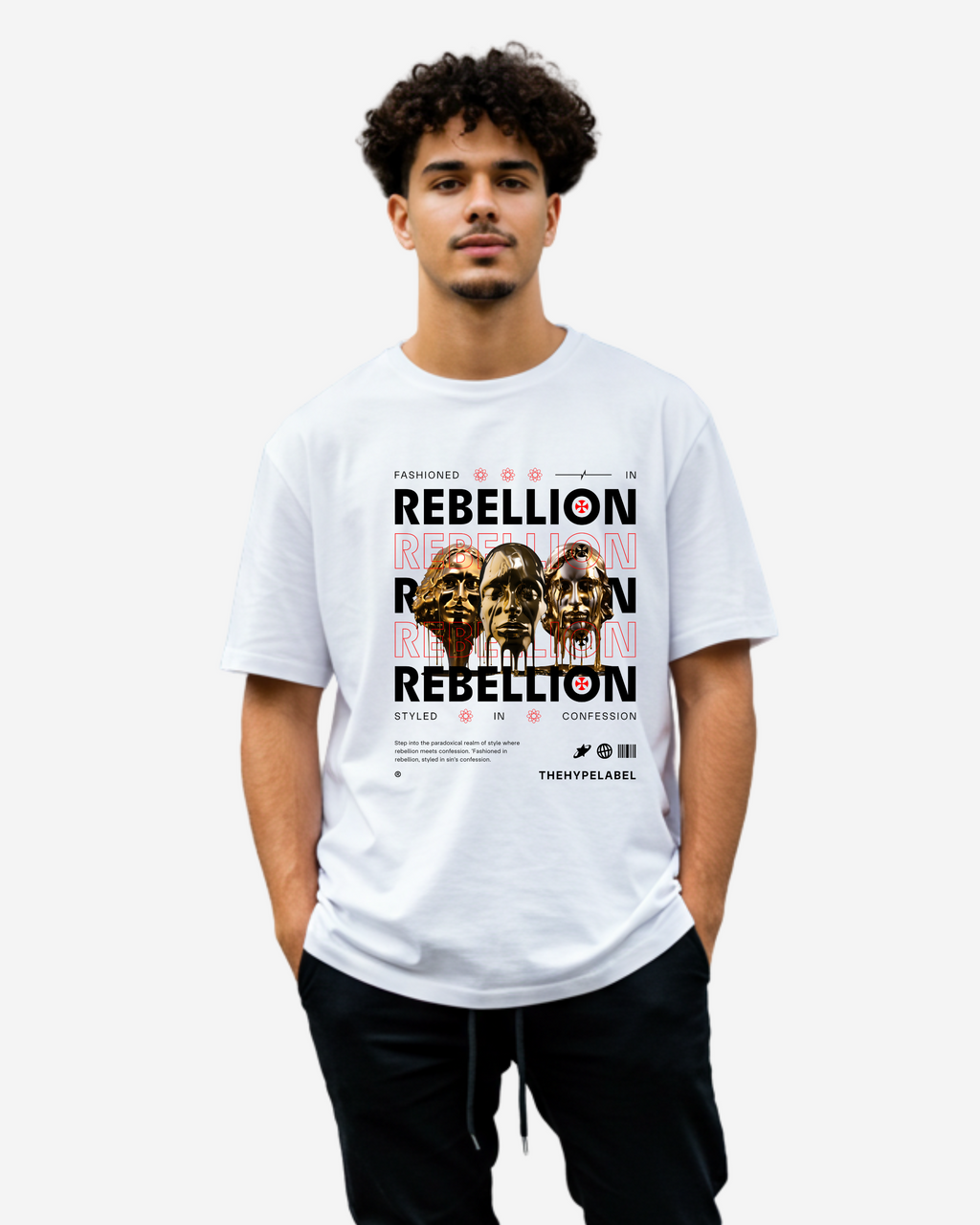 Rebellion Men's Oversized T-Shirt