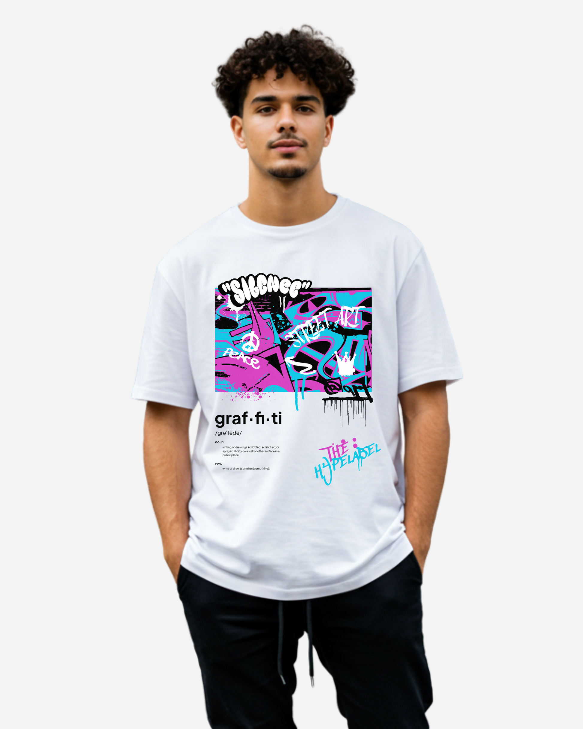 Silence Men's Oversized T-Shirt