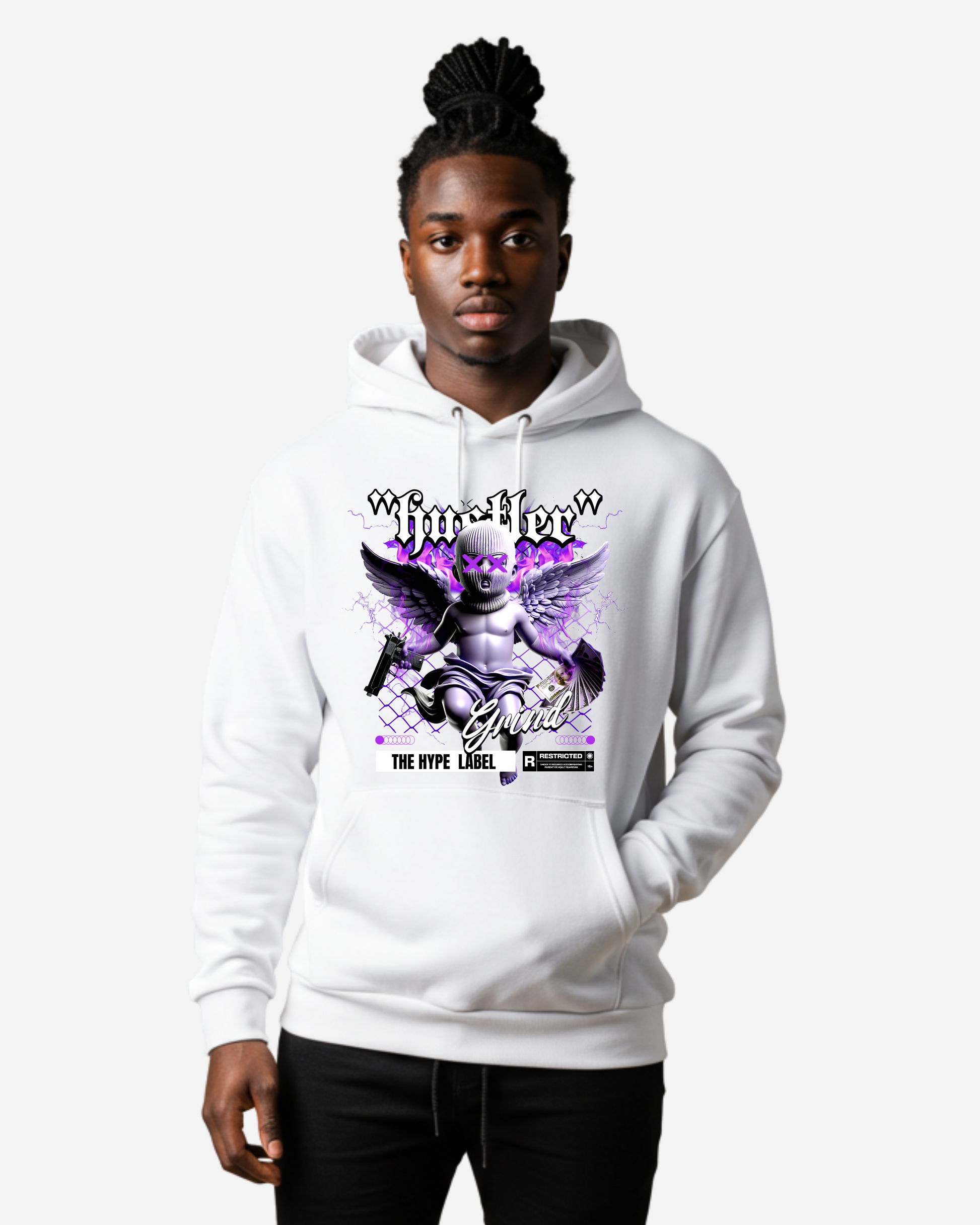 Hustler Men's Oversized Hoodie