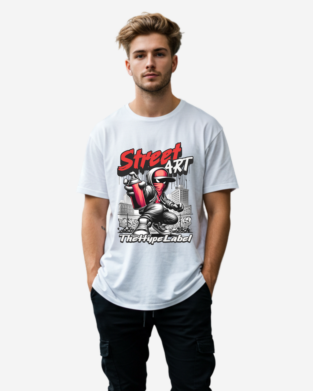 Street Art Men's Oversized T-Shirt