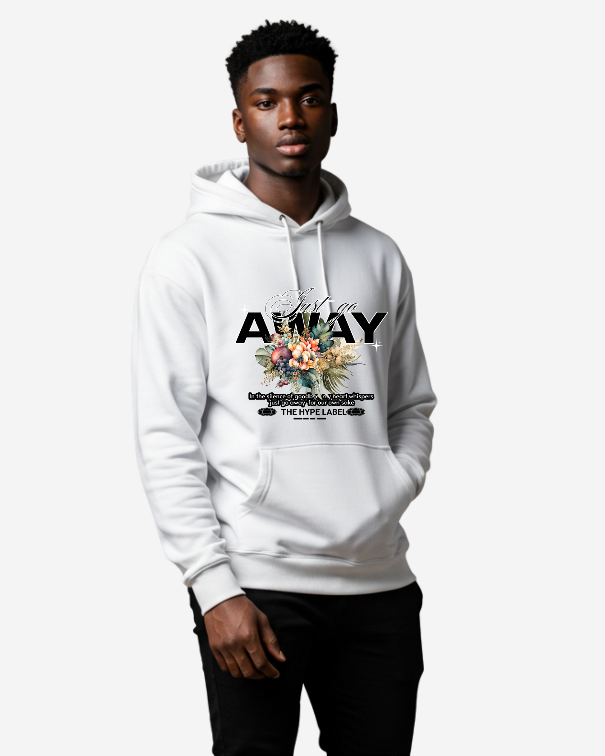 Just Go Away Women's Oversized Hoodie