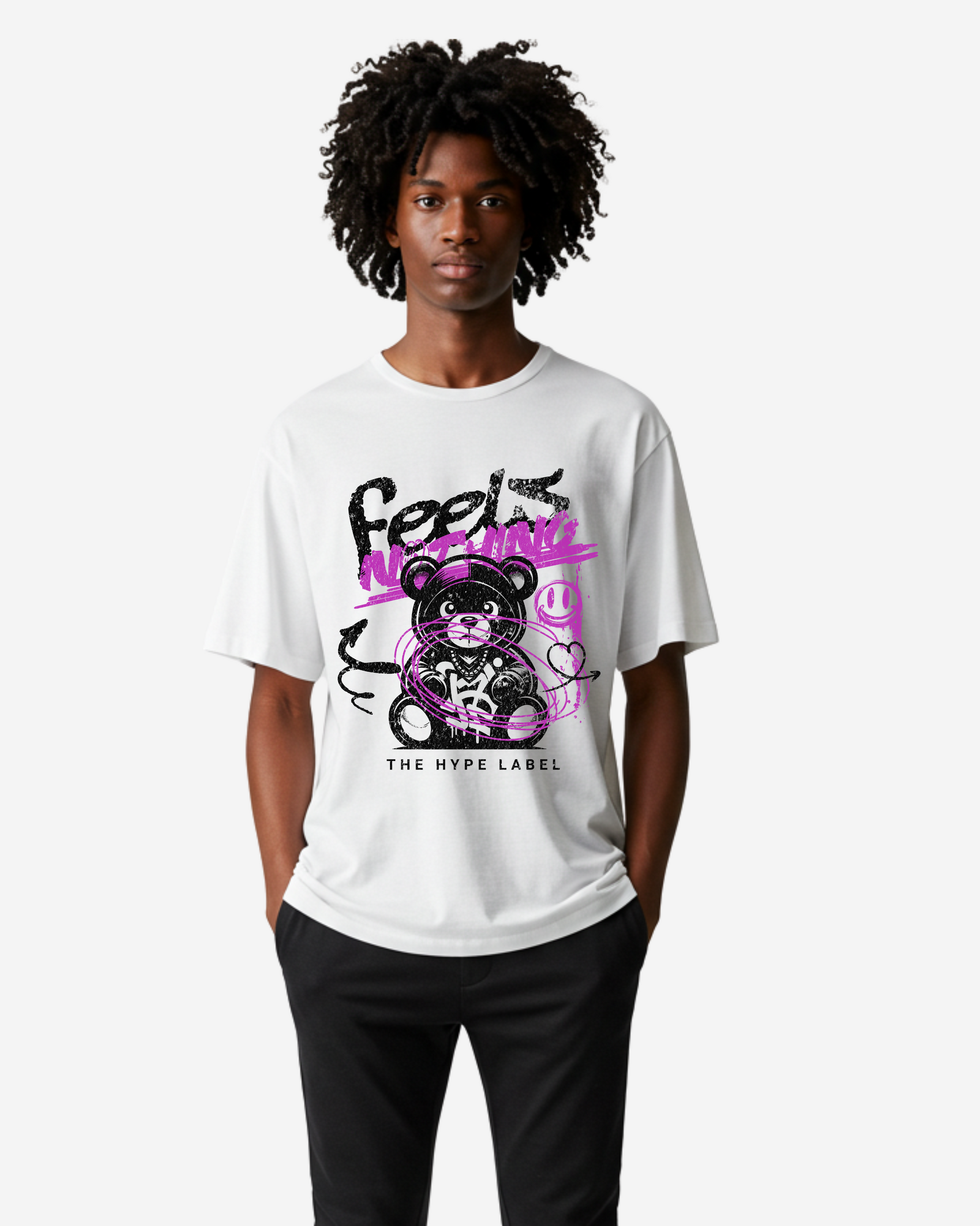 Feels Nothing Men's Oversized T-Shirt