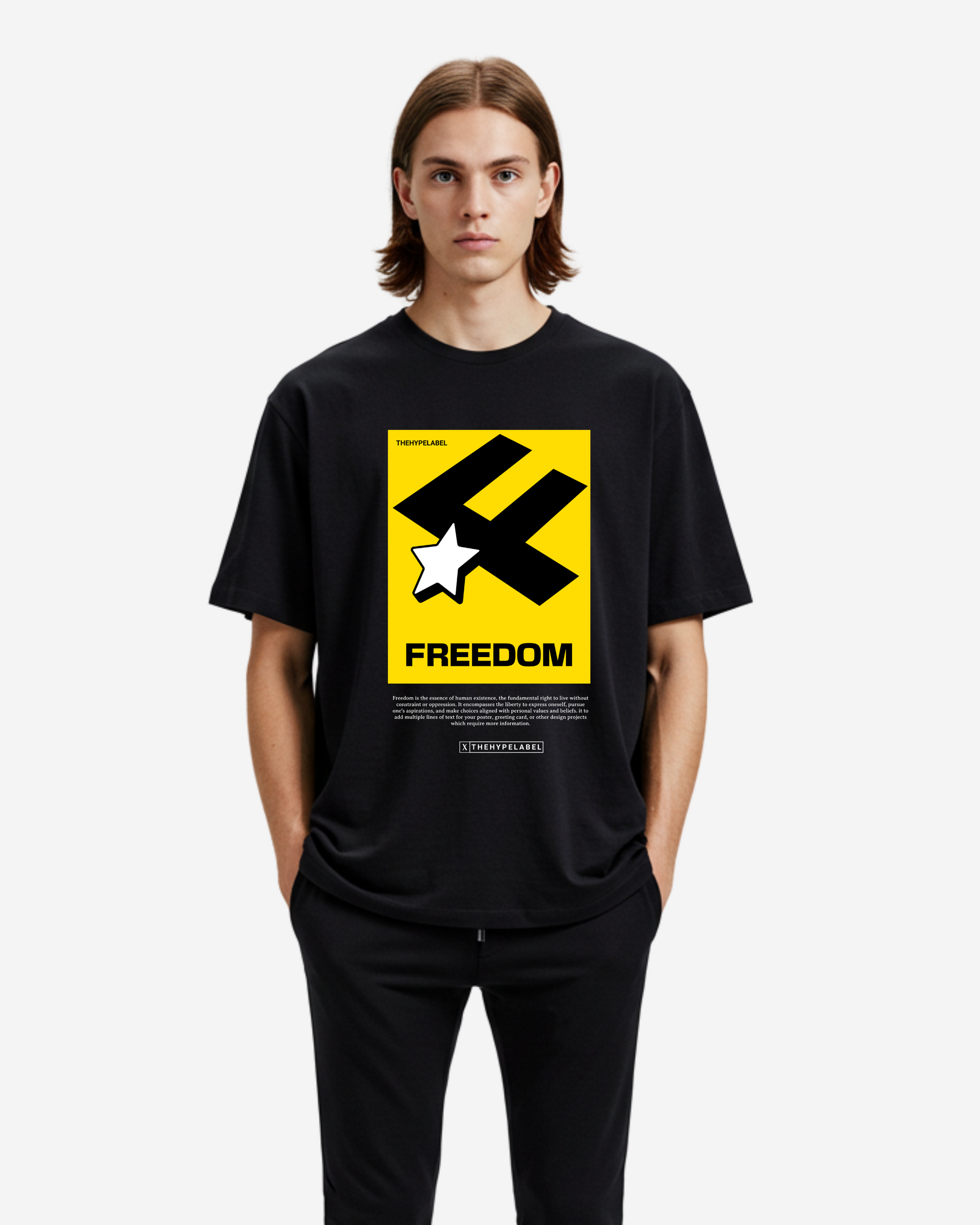 Freedom Men's Oversized T-Shirt