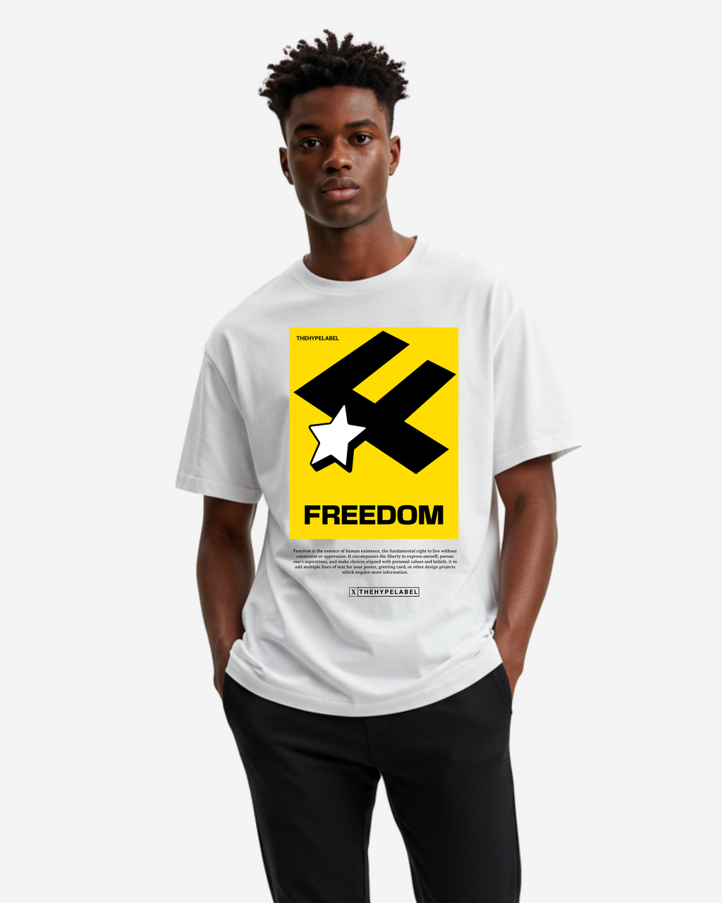 Freedom Men's Oversized T-Shirt