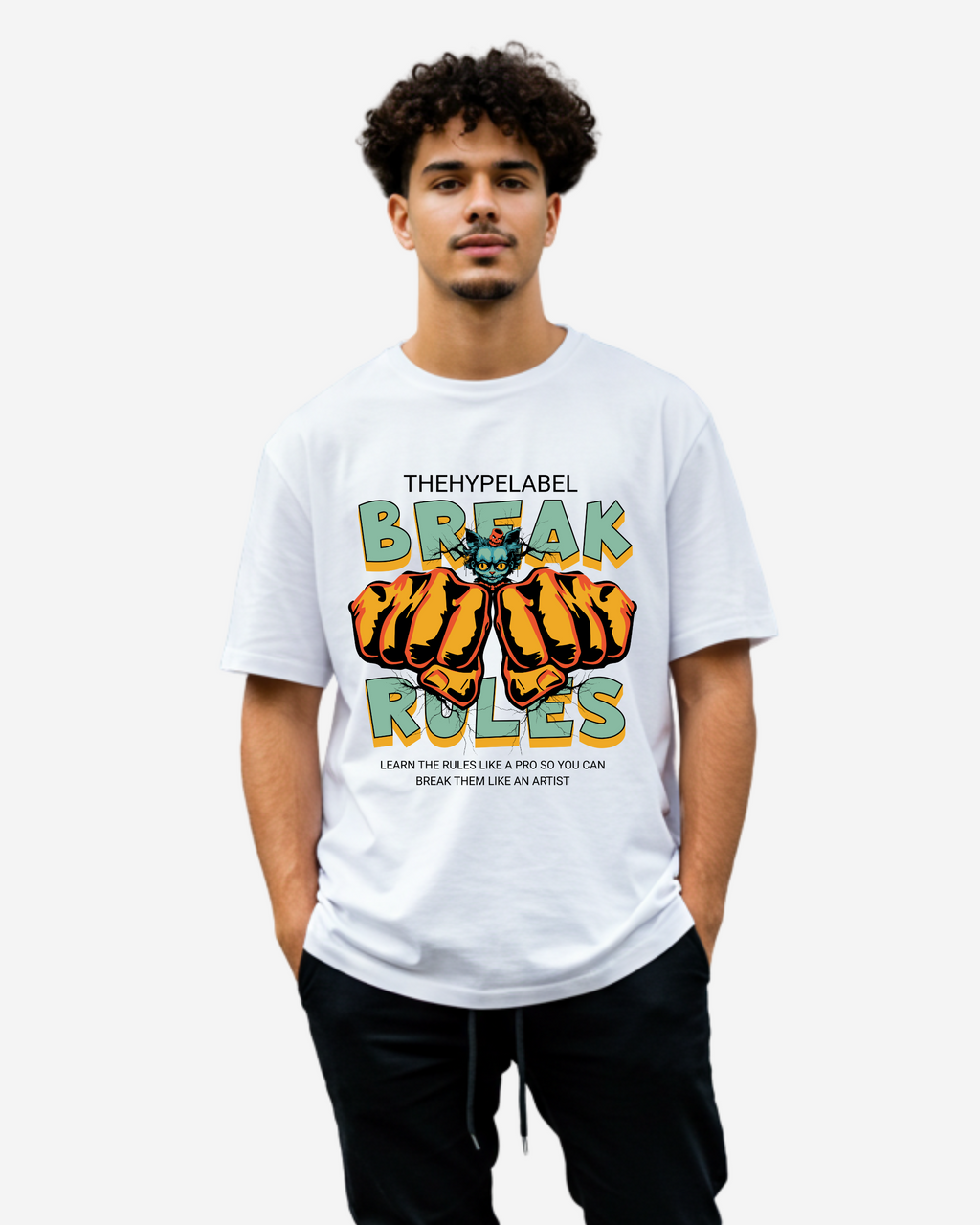 Break Rules Men's Oversized T-Shirt