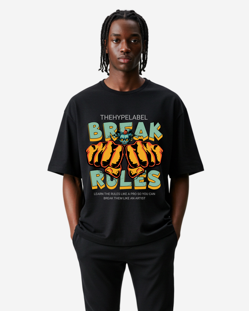 Break Rules Men's Oversized T-Shirt