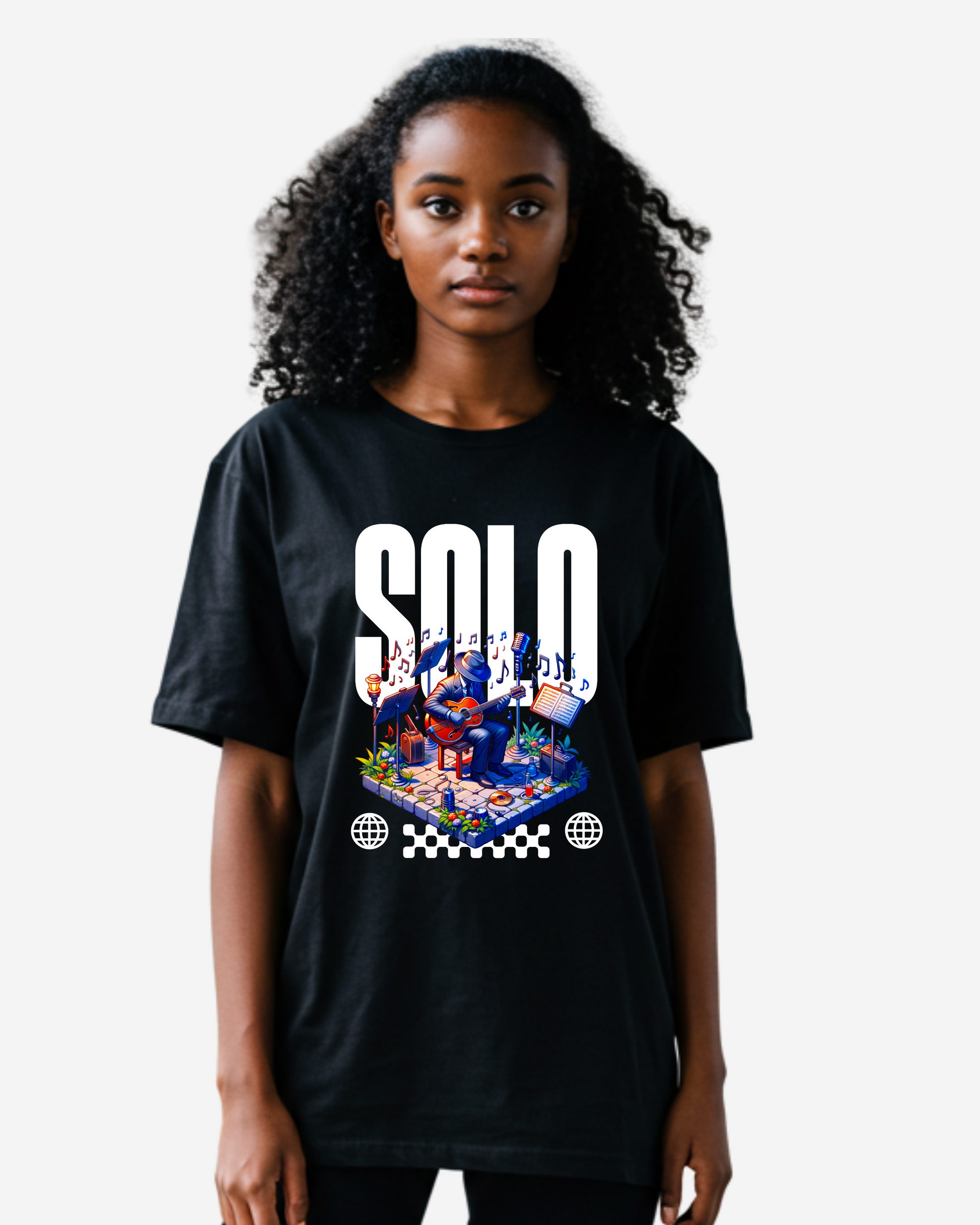 Solo Serenade Women's Oversized T-Shirt