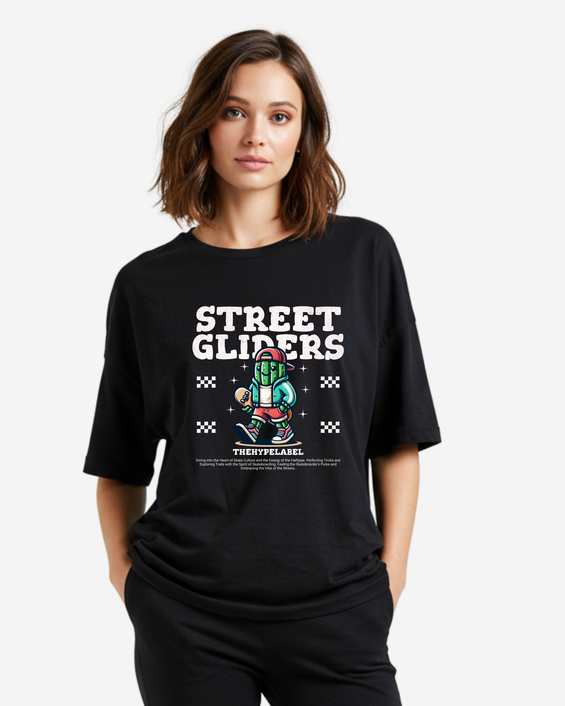 Street Gliders Women's Oversized T-Shirt