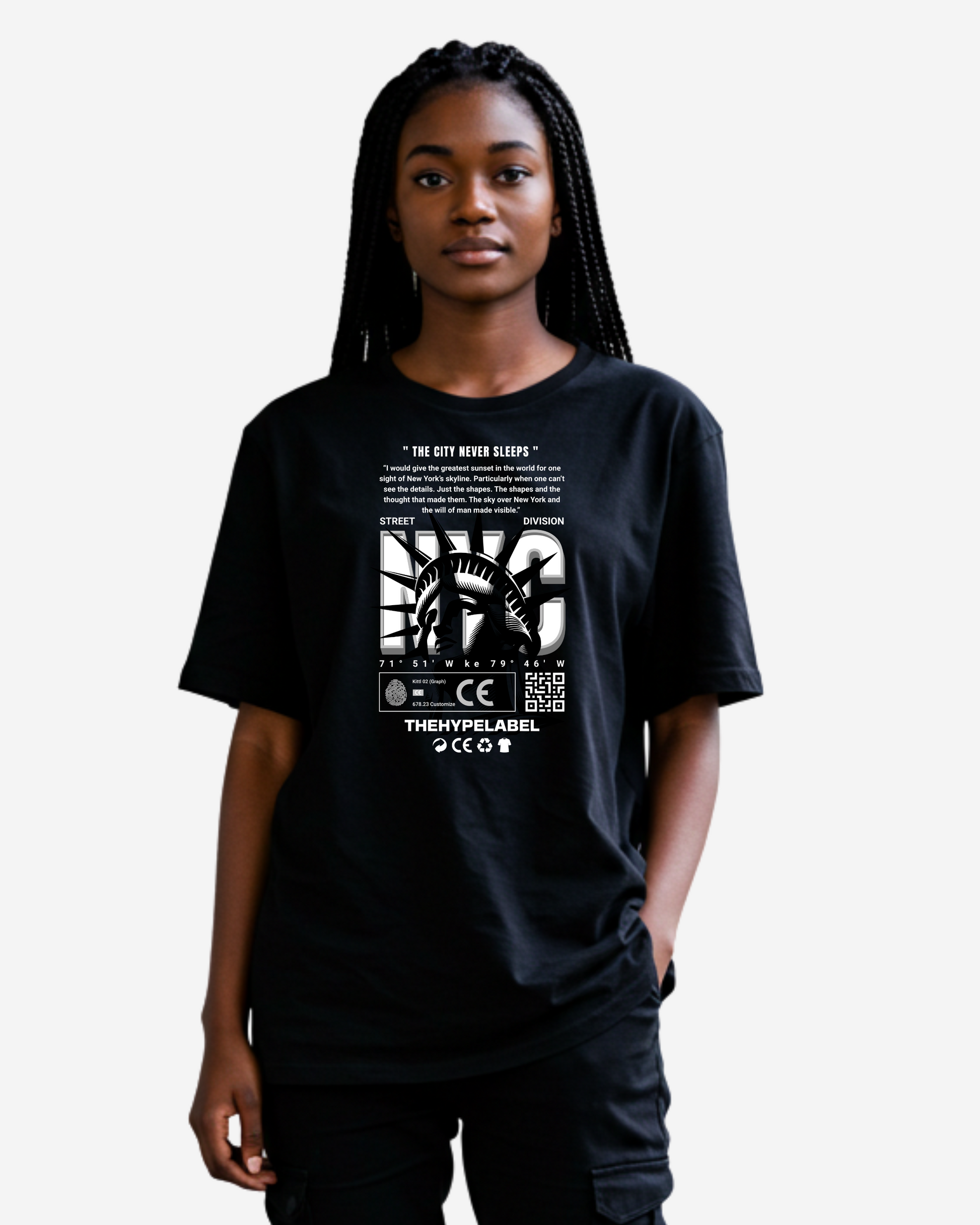 New York Women's Oversized T-Shirt