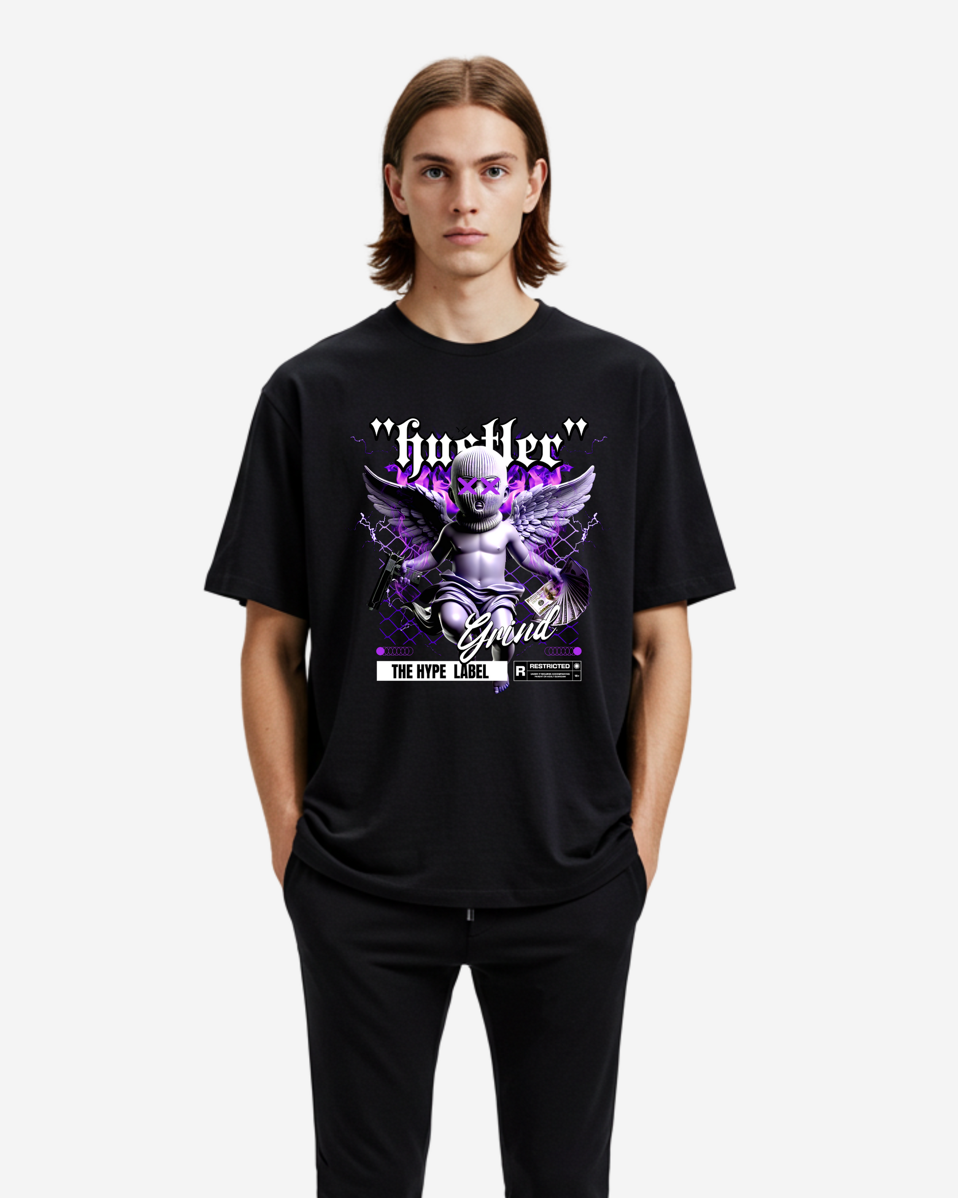 Hustler Men's Oversized T-Shirt