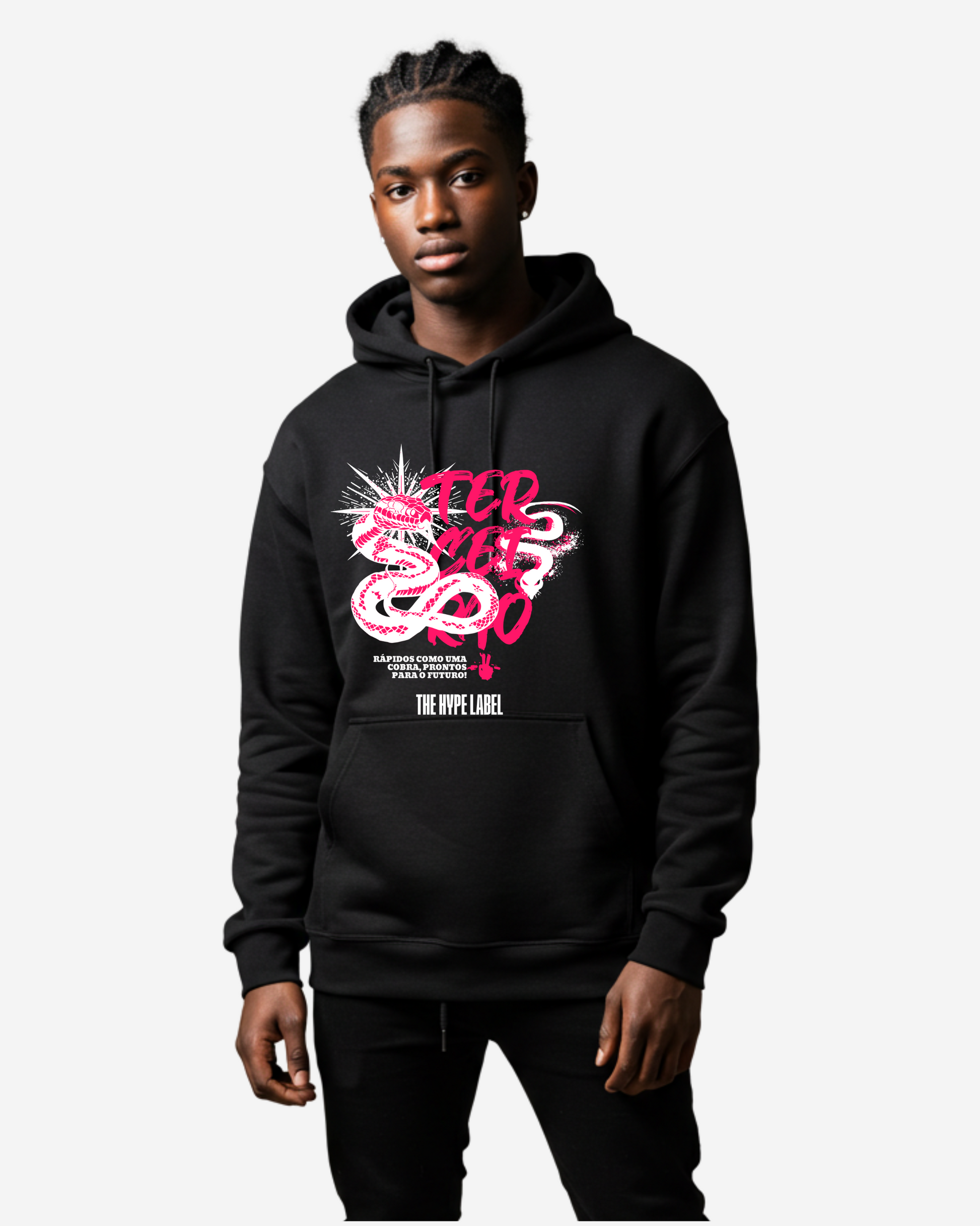 Camiseta Grafite Cobra Terceirão Men's Oversized Hoodie