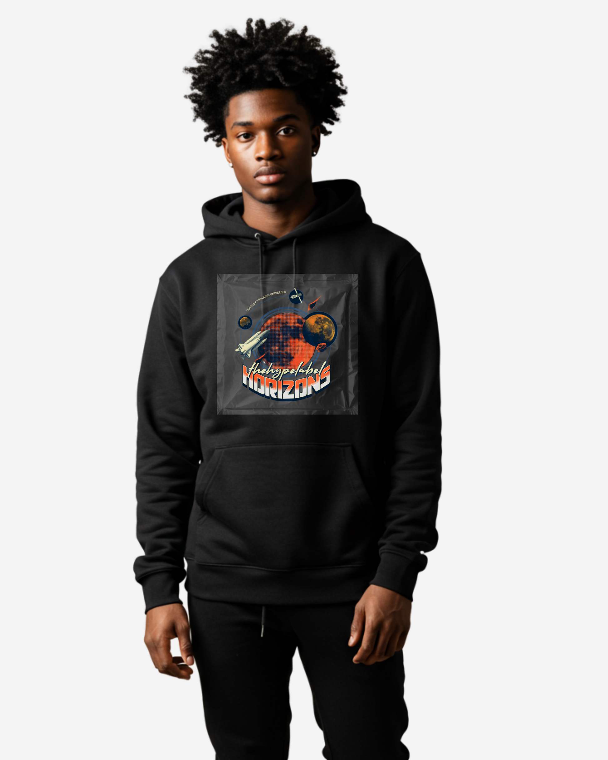 Beyond the Horizons Men's Oversized Hoodie