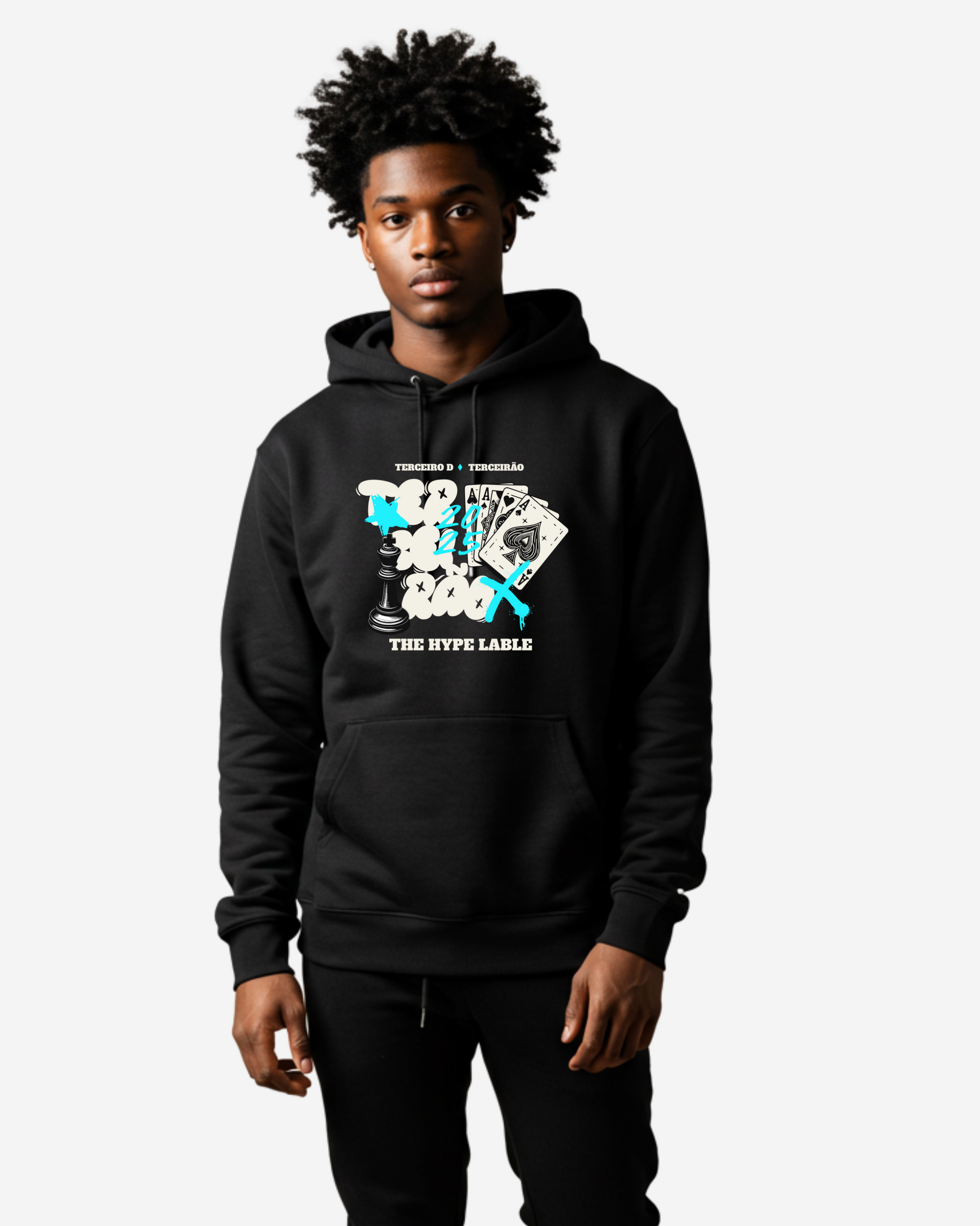Camiseta Jogador Baralho Men's Oversized Hoodie
