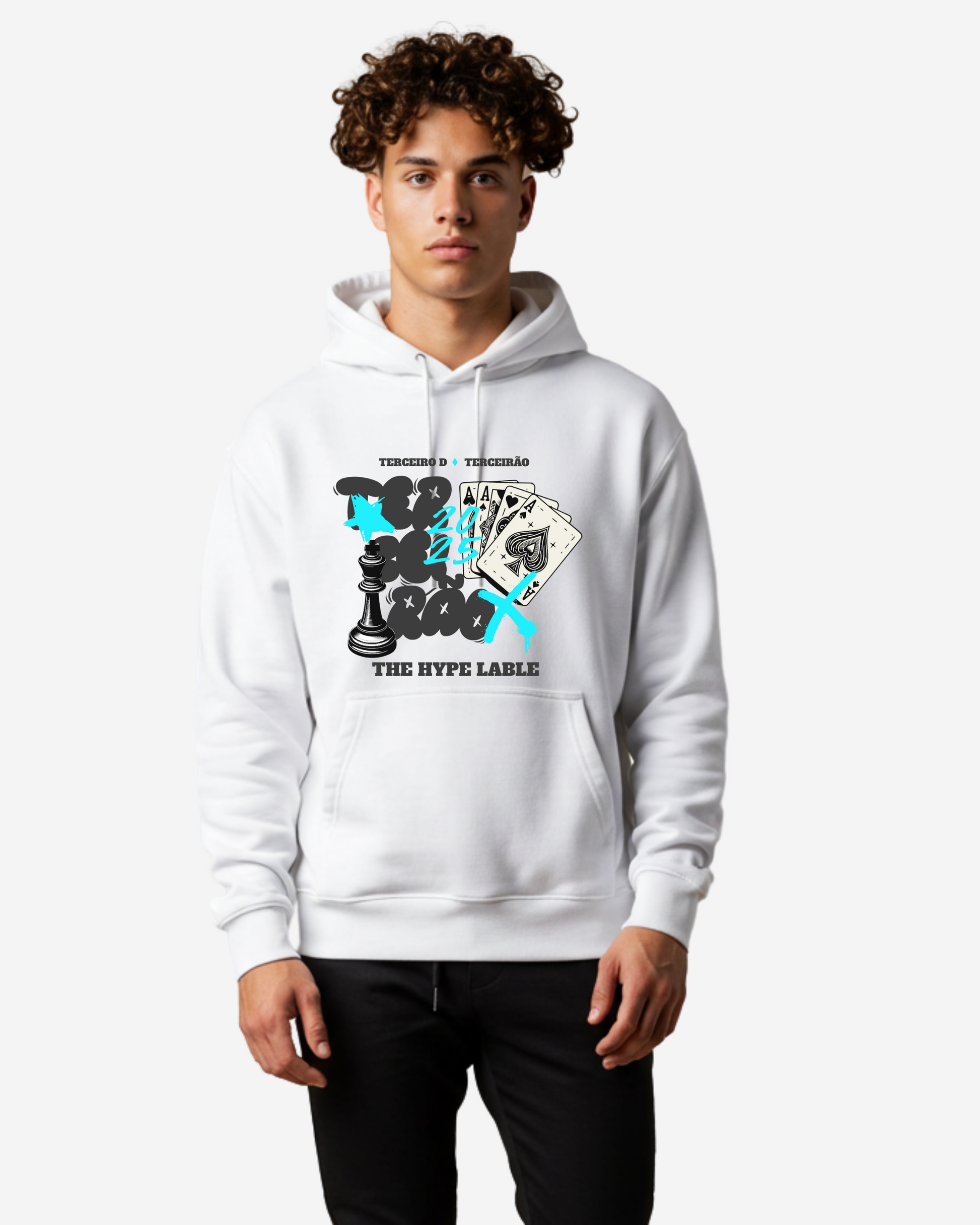 Camiseta Jogador Baralho Men's Oversized Hoodie