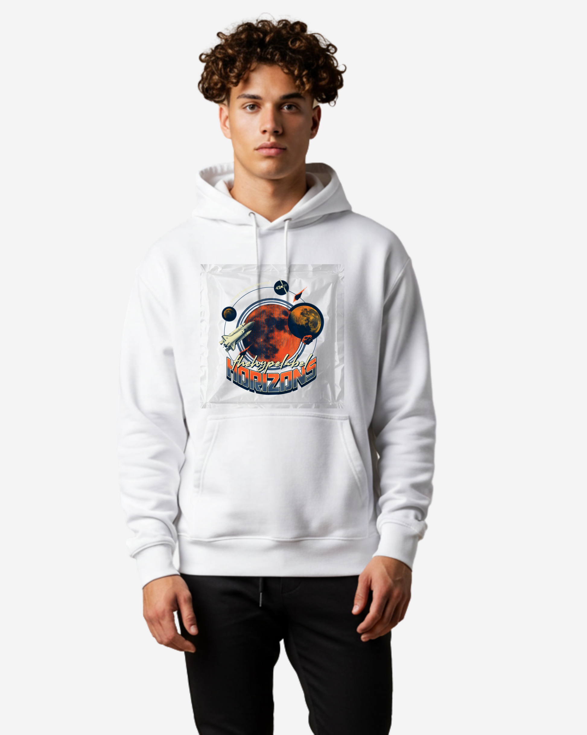 Beyond the Horizons Men's Oversized Hoodie