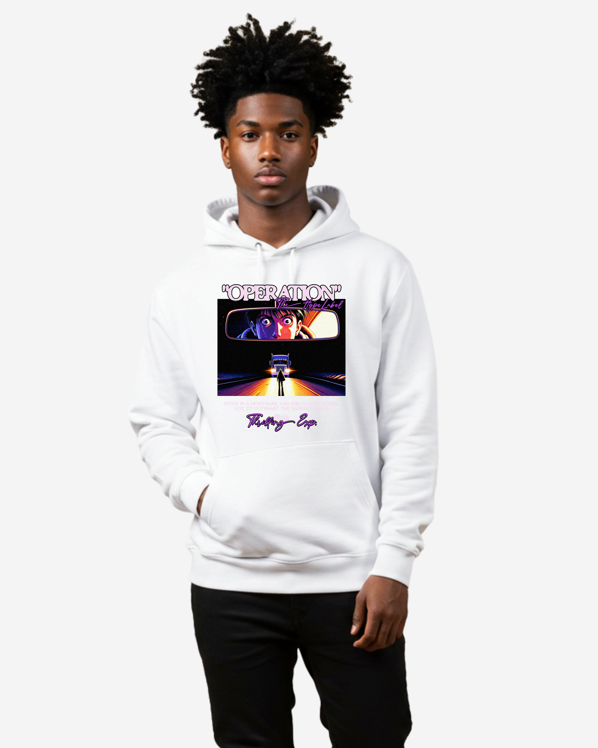 Cartoon Graphic Men's Oversized Hoodie