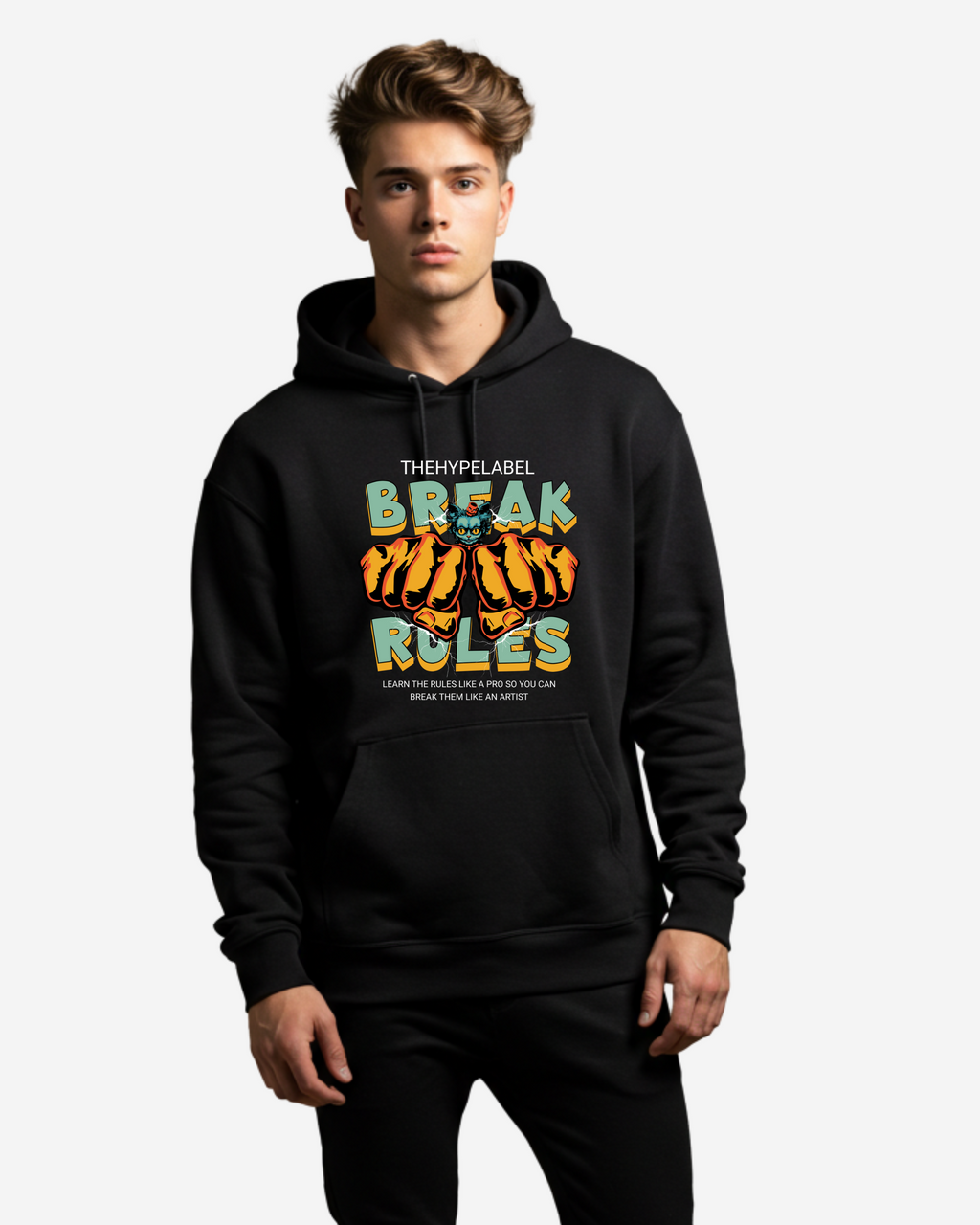 Break Rules Men's Oversized Hoodie