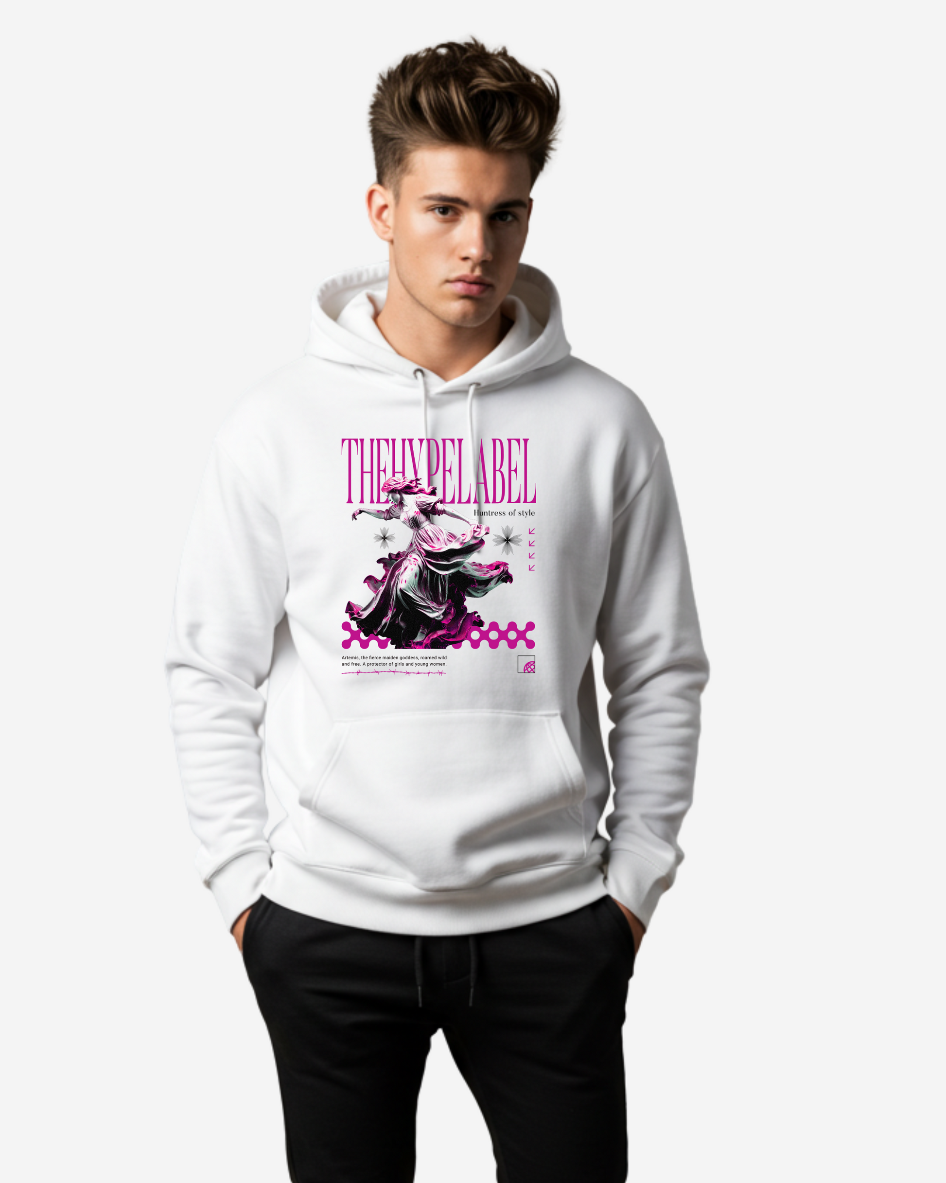 Artemis Wild Men's Oversized Hoodie