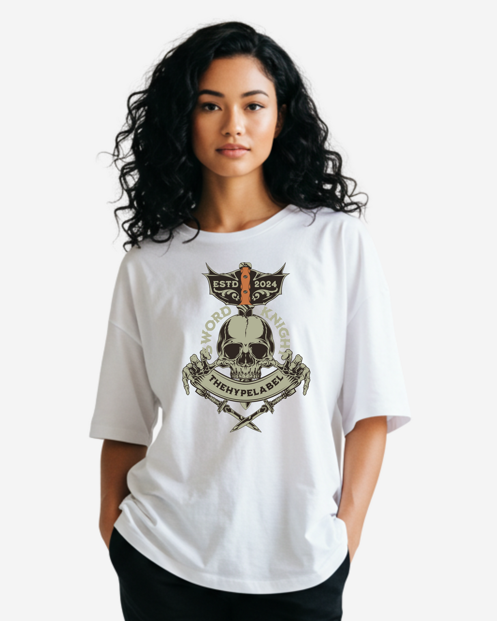 Sword Knight Women's Oversized T-Shirt