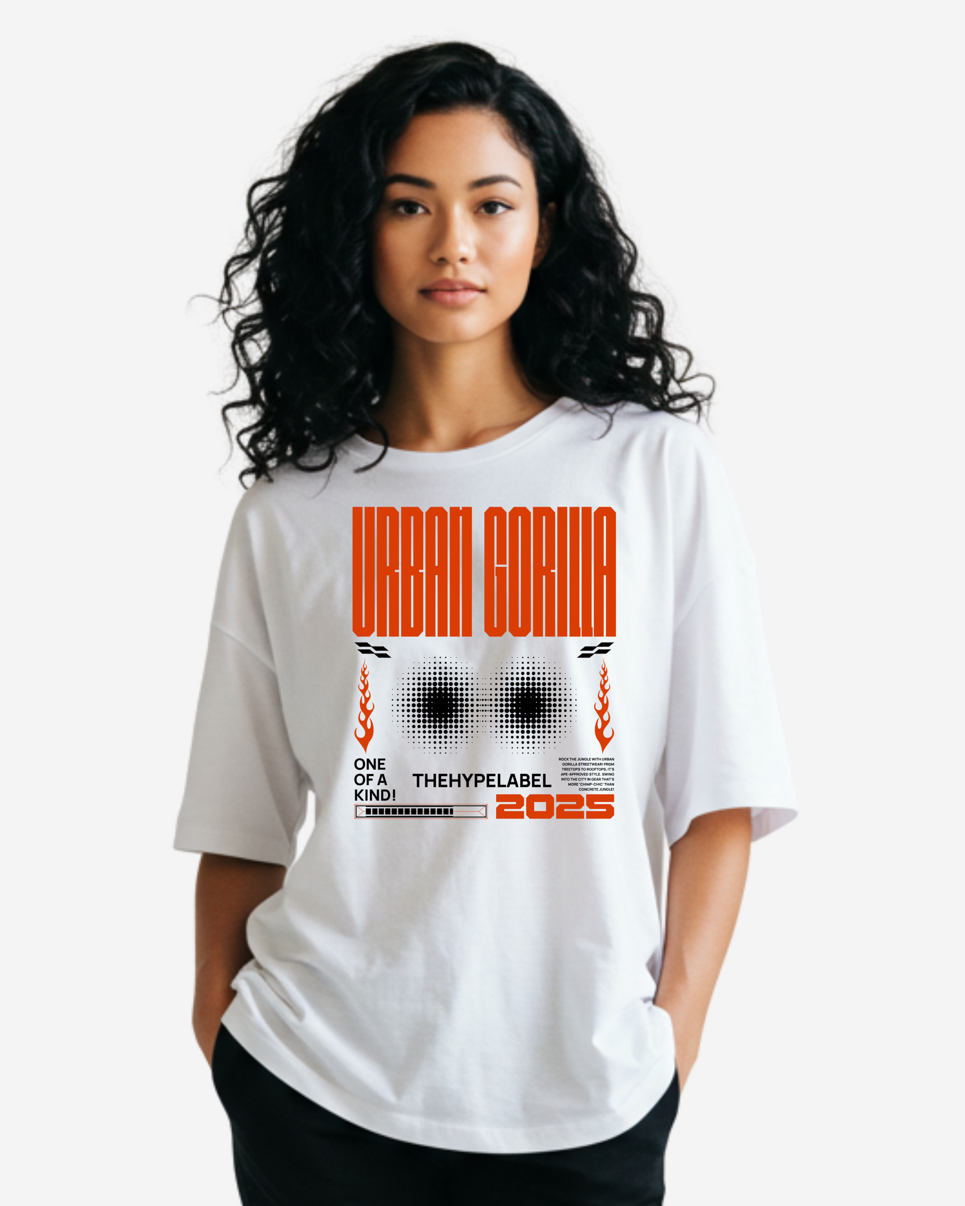 Monkey City Fashion Y2K Women's Oversized T-Shirt