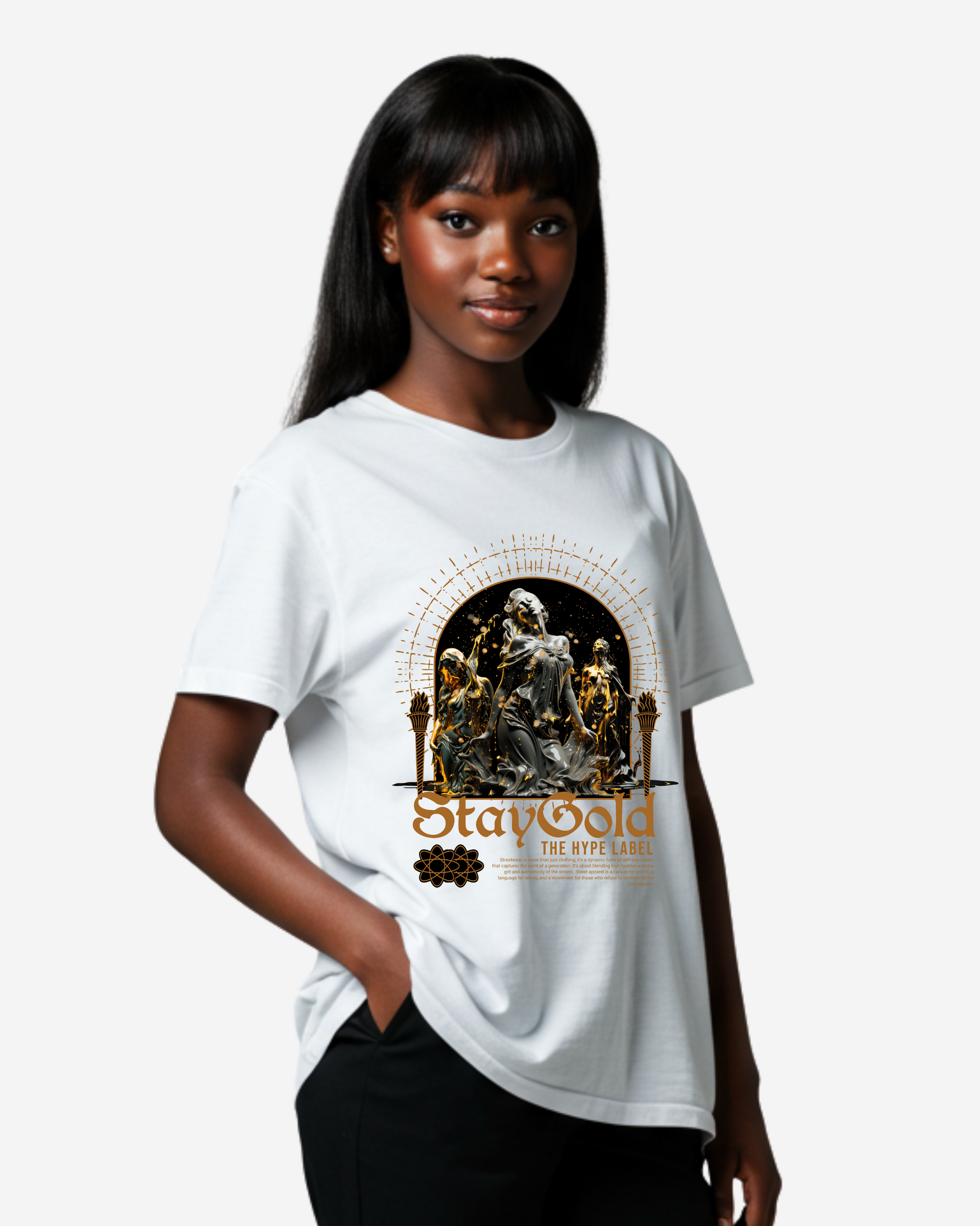 Stay Gold Women's Oversized T-Shirt