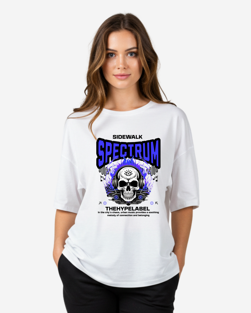 Sidewalk Spectrum Women's Oversized T-Shirt