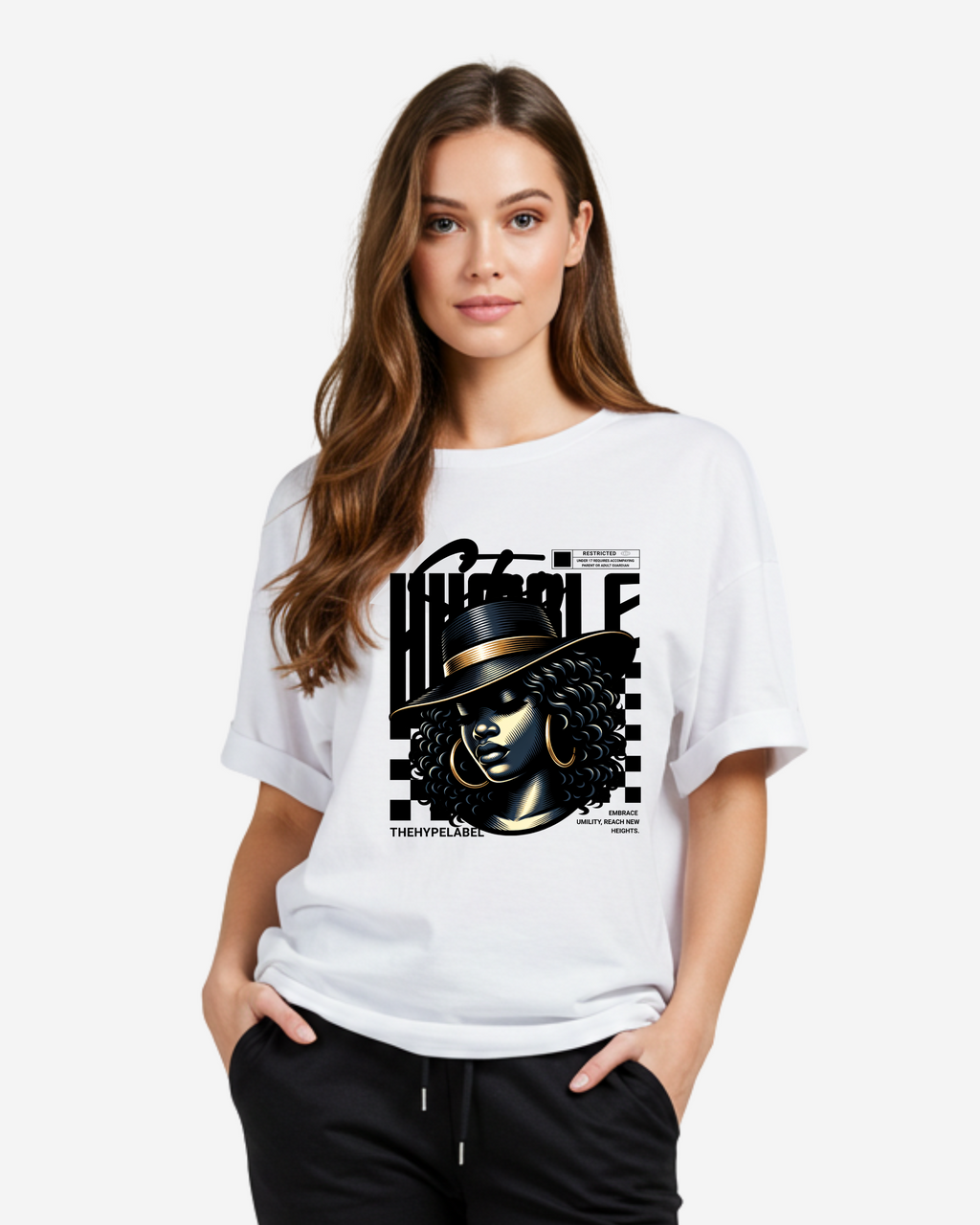 Stay Humble Women's Oversized T-Shirt