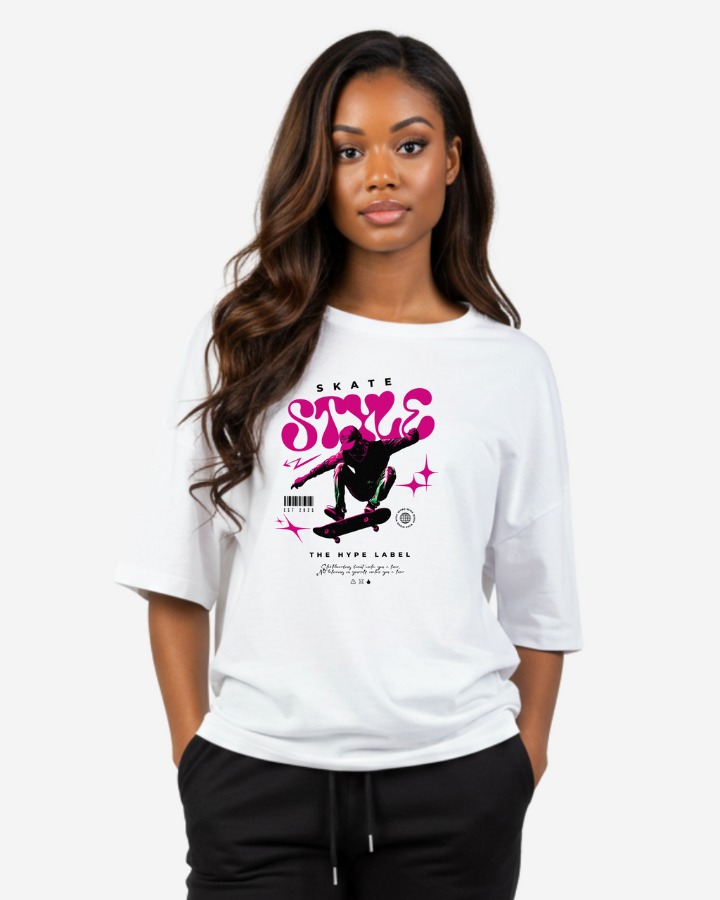Skate Style Women's Oversized T-Shirt