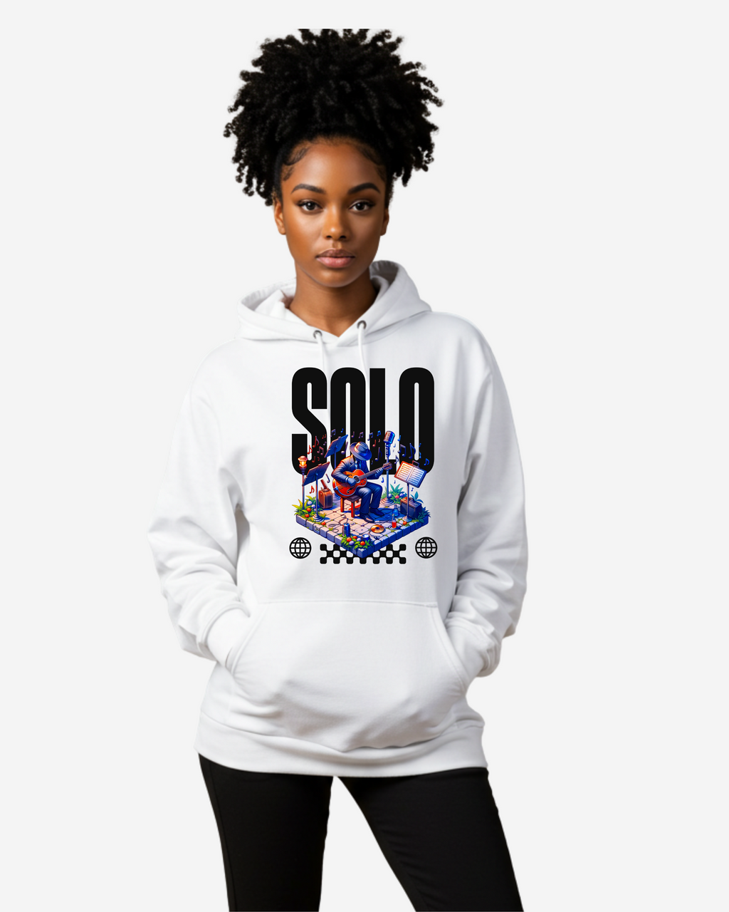 Solo Serenade Women's Oversized Hoodie