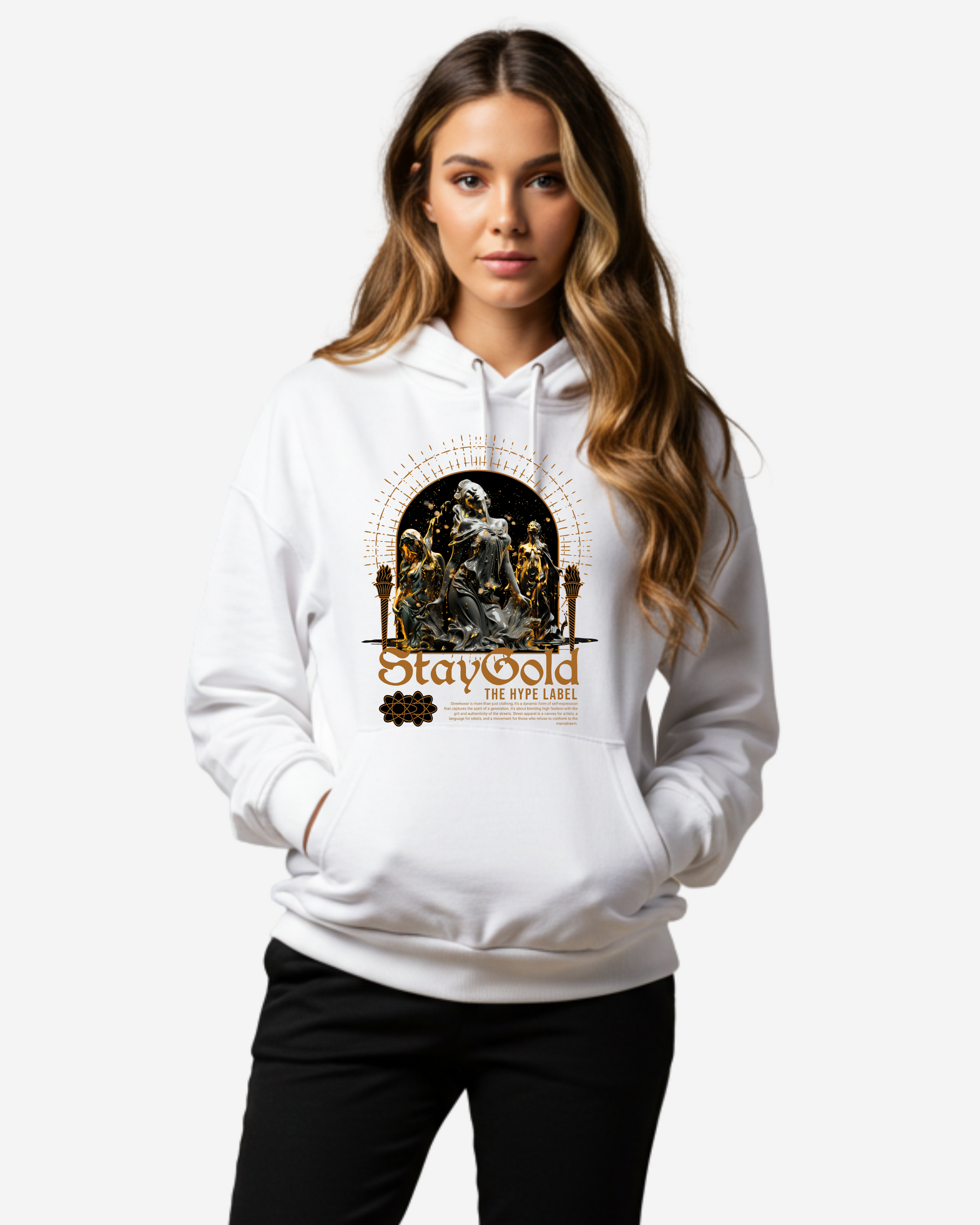 Stay Gold Women's Oversized Hoodie