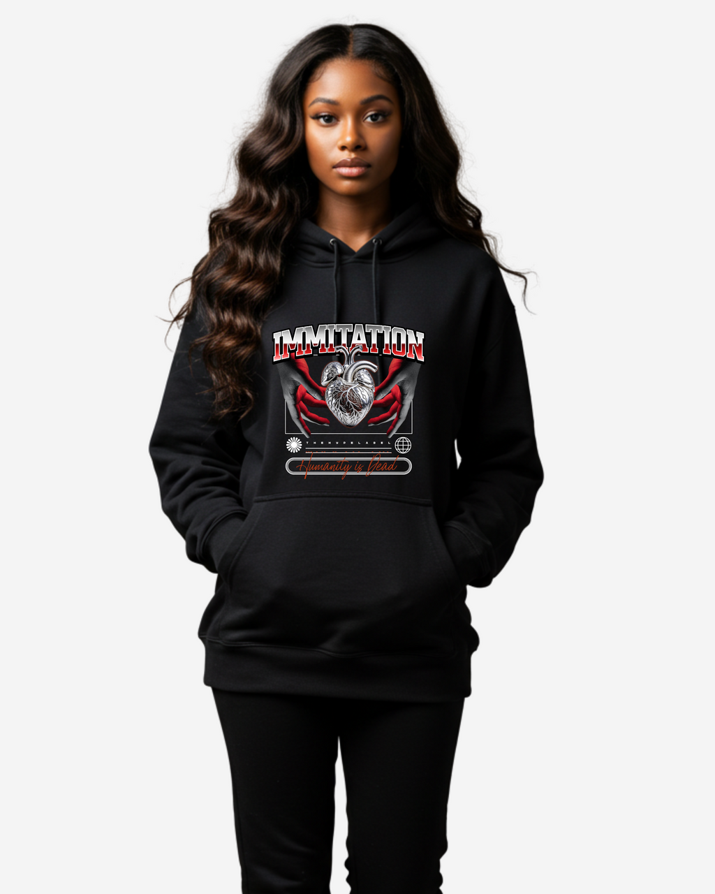 Immitation Women's Oversized Hoodie